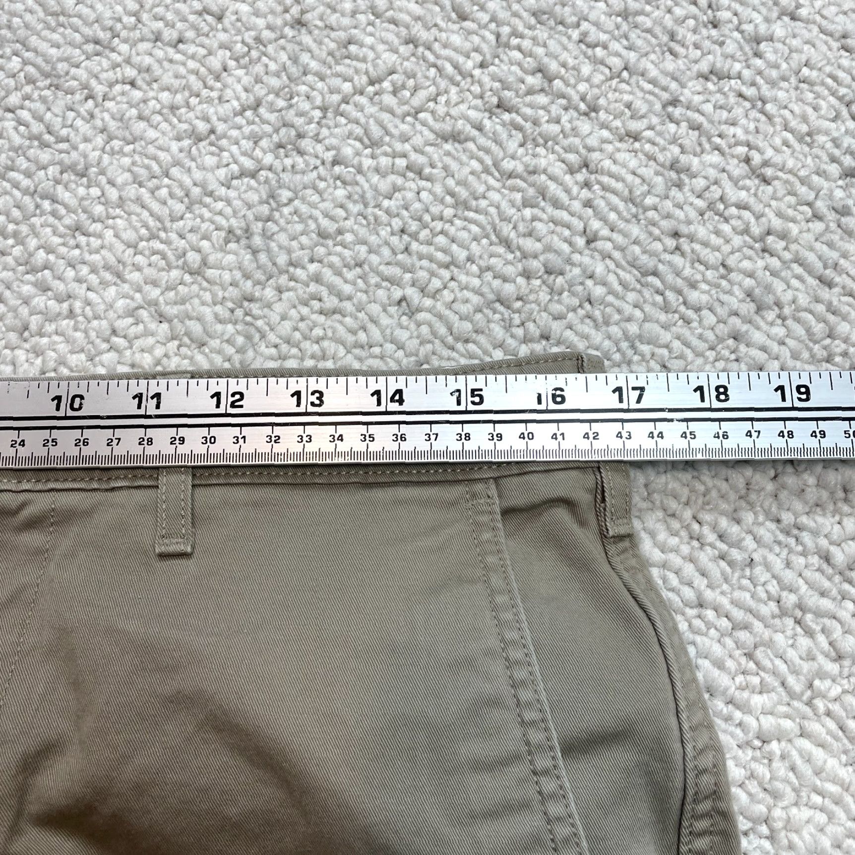 Levi's Levi's Chino Pants Men 32x32 Brown Beige Regular Straight Plain Solid Trousers Size US 32 / EU 48 - 6 Thumbnail