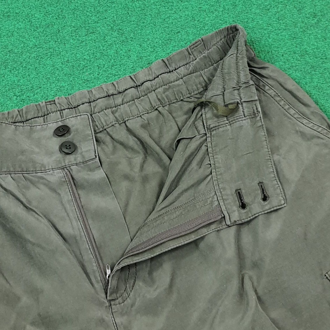 yoshie inaba Vintage Yoshie Inaba L'EQUIPE Silk Blend Cargo Pants C297N26 Size US 34 / EU 50 - 4 Thumbnail