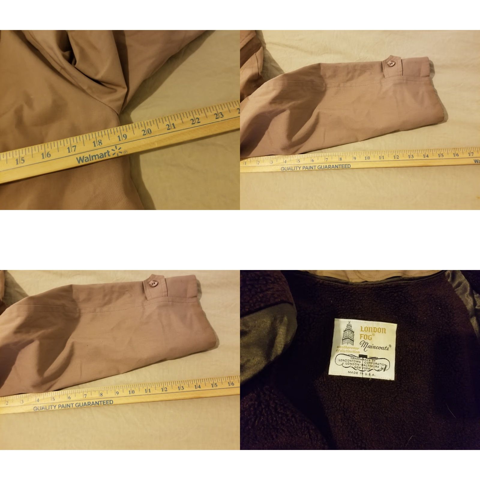 London Fog Womens London Fog Trench Coat Beige 8 Khaki Coat Womens London Fog Trench Coat 8 Beige Size M / US 6-8 / IT 42-44 - 8 Thumbnail