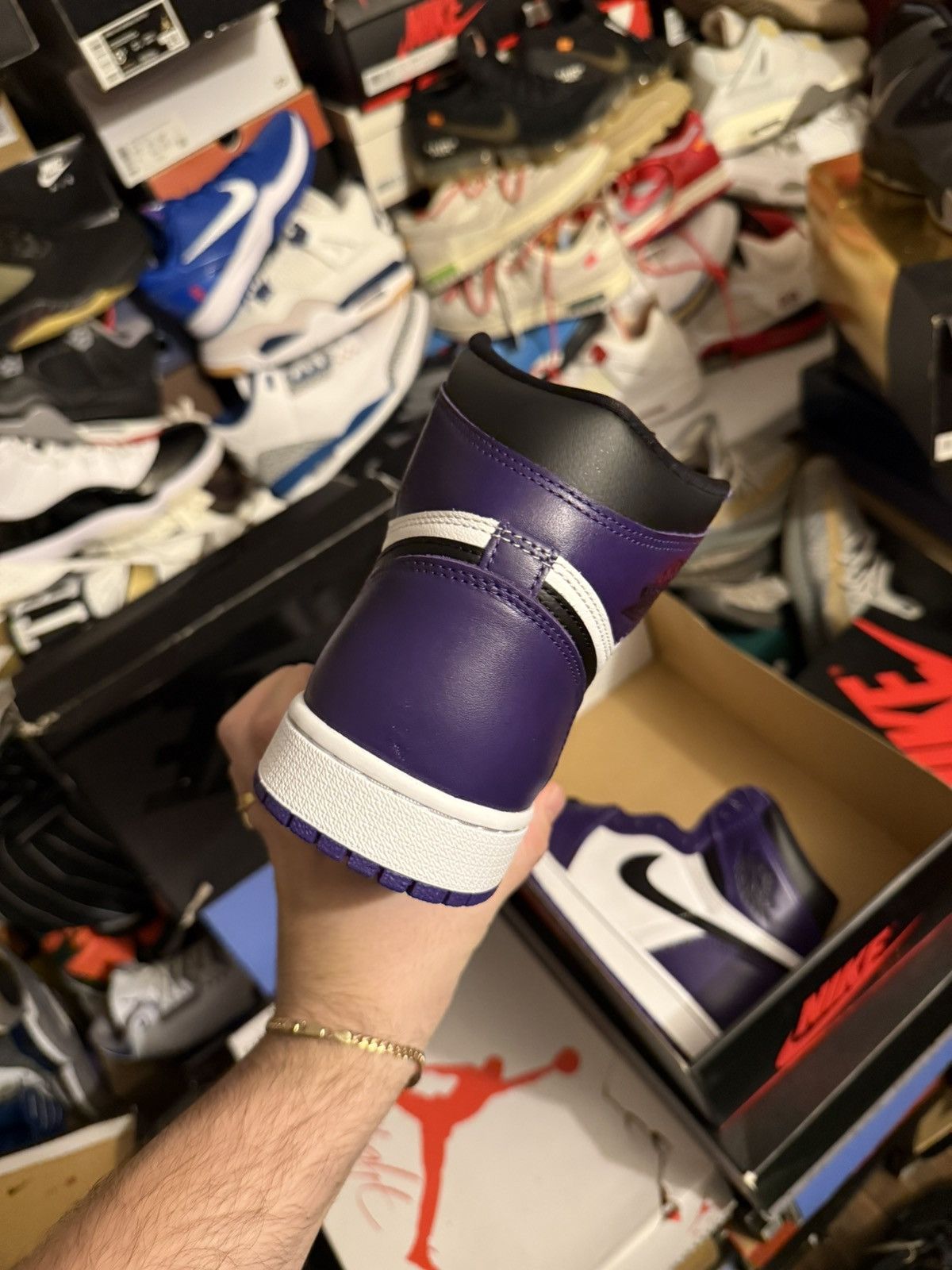 Jordan Brand Jordan retro 1 court purple sz 10.5 new Size US 10.5 / EU 43-44 - 4 Thumbnail