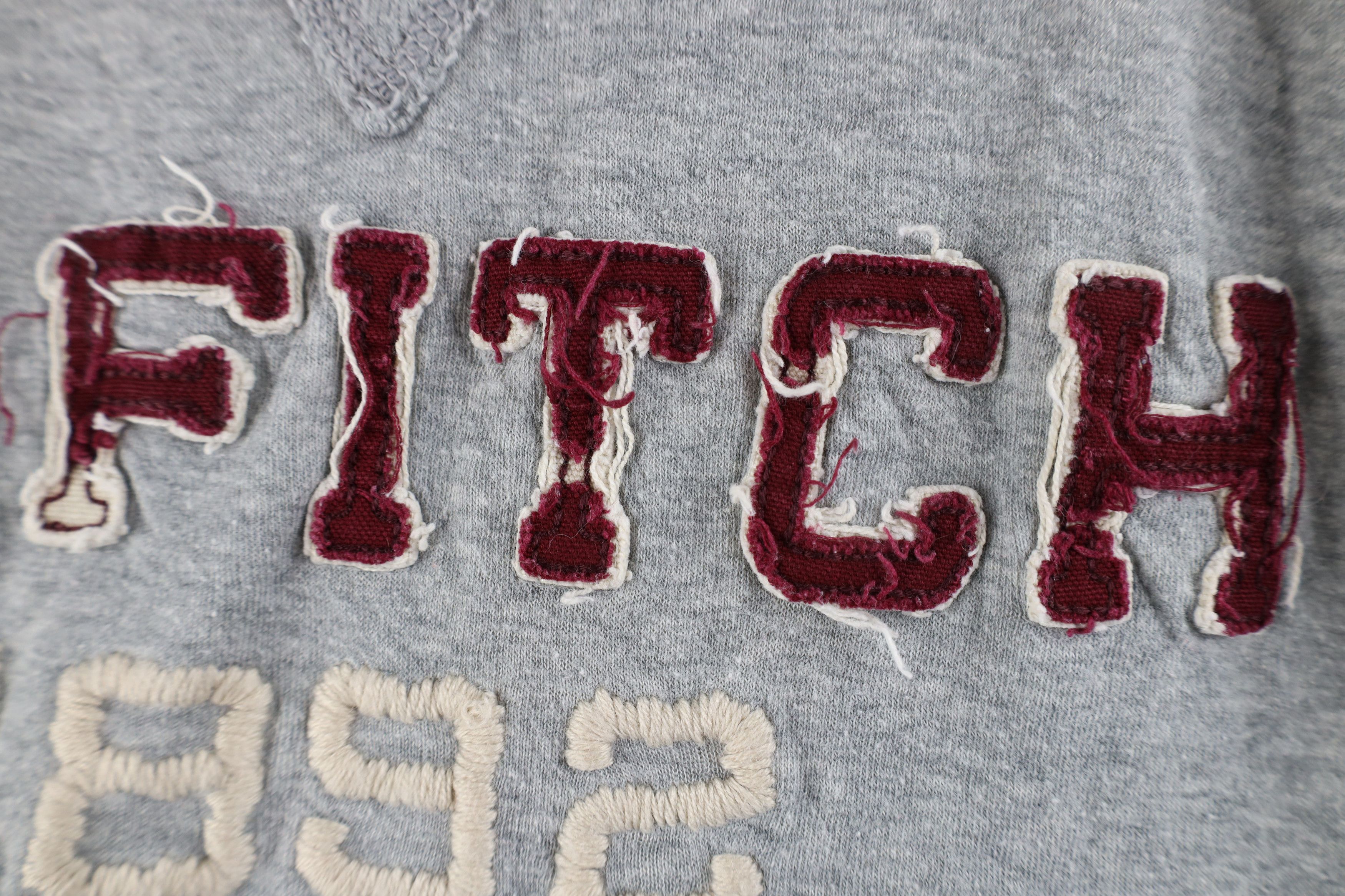 Abercrombie & Fitch × Vintage Vintage Abercrombie & Fitch Spell Long Sleeve T-Shirt Gray Size US XXL / EU 58 / 5 - 6 Thumbnail