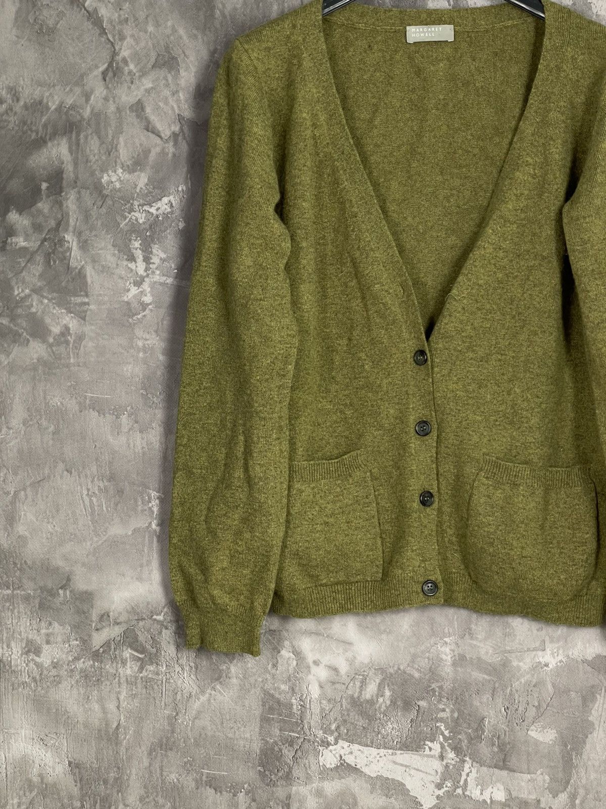 Margaret Howell × Vintage VINTAGE MARGARET HOWELL DESIGNER BUTTON SWEATER Size L / US 10 / IT 46 - 5 Thumbnail