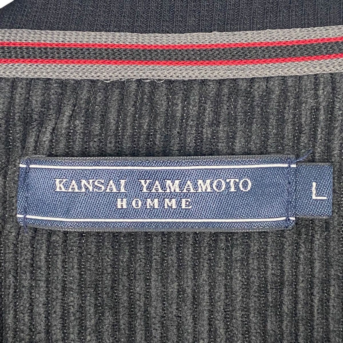 Vintage Vintage Kansai Yamamoto Homme Sweatshirt Crewneck Grey Size US L / EU 52-54 / 3 - 6 Thumbnail