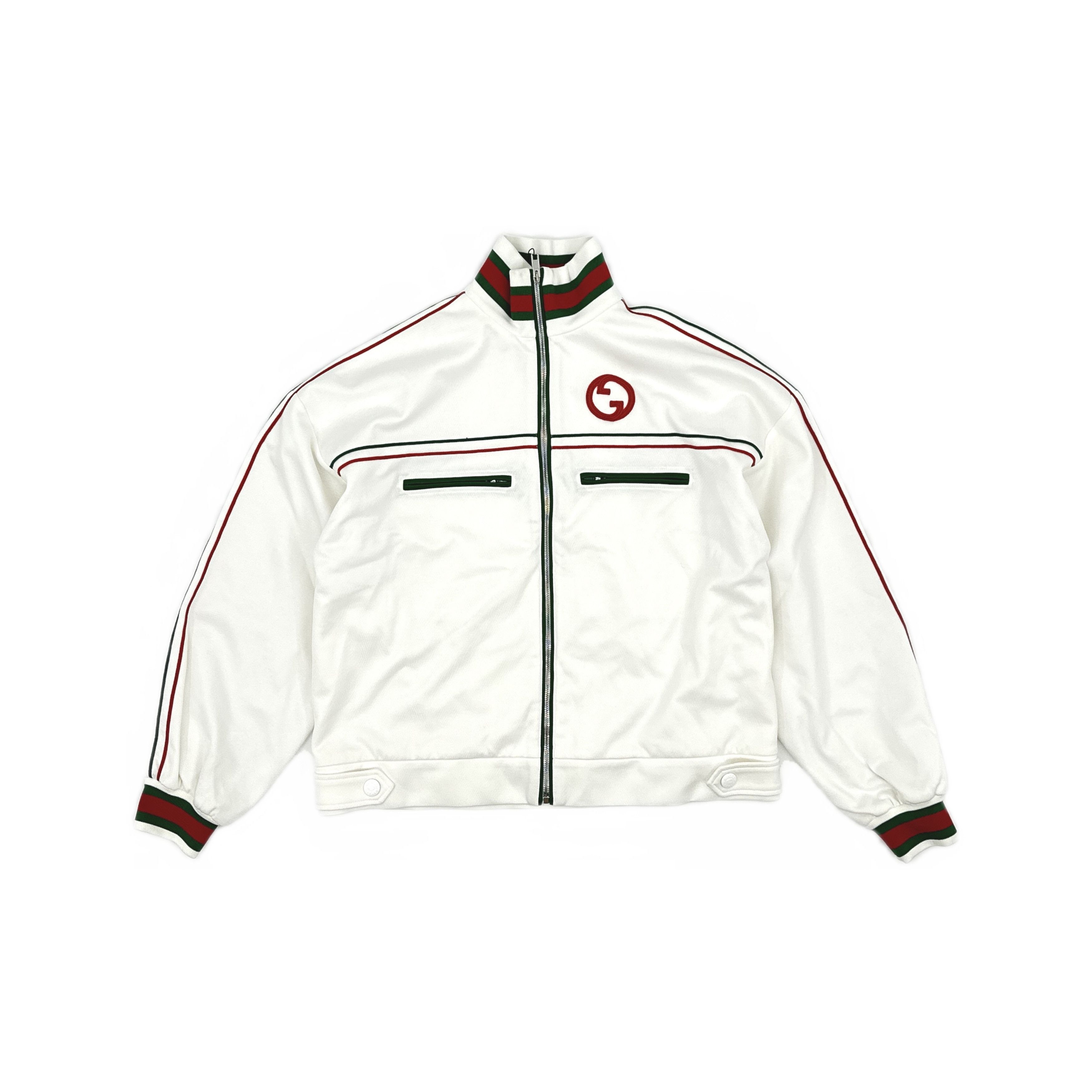 Gucci Gucci Interlocking G Web Stripe Jacket S Size S / US 4 / IT 40 - 1 Thumbnail