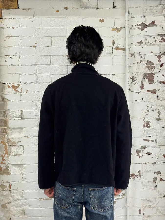 Stone Island Stone Island Black Wool Sailor Bomber Jacket Size US L / EU 52-54 / 3 - 3 Thumbnail