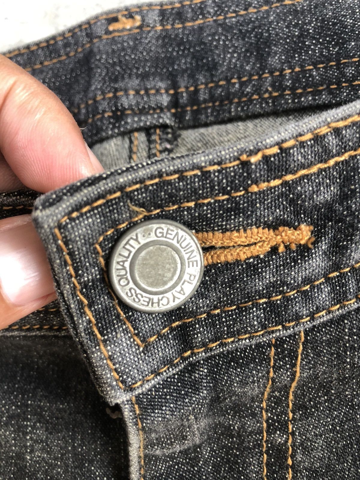 Vintage Japanese Playchess Flared Jeans Distressed Jeans Size US 32 / EU 48 - 14 Thumbnail