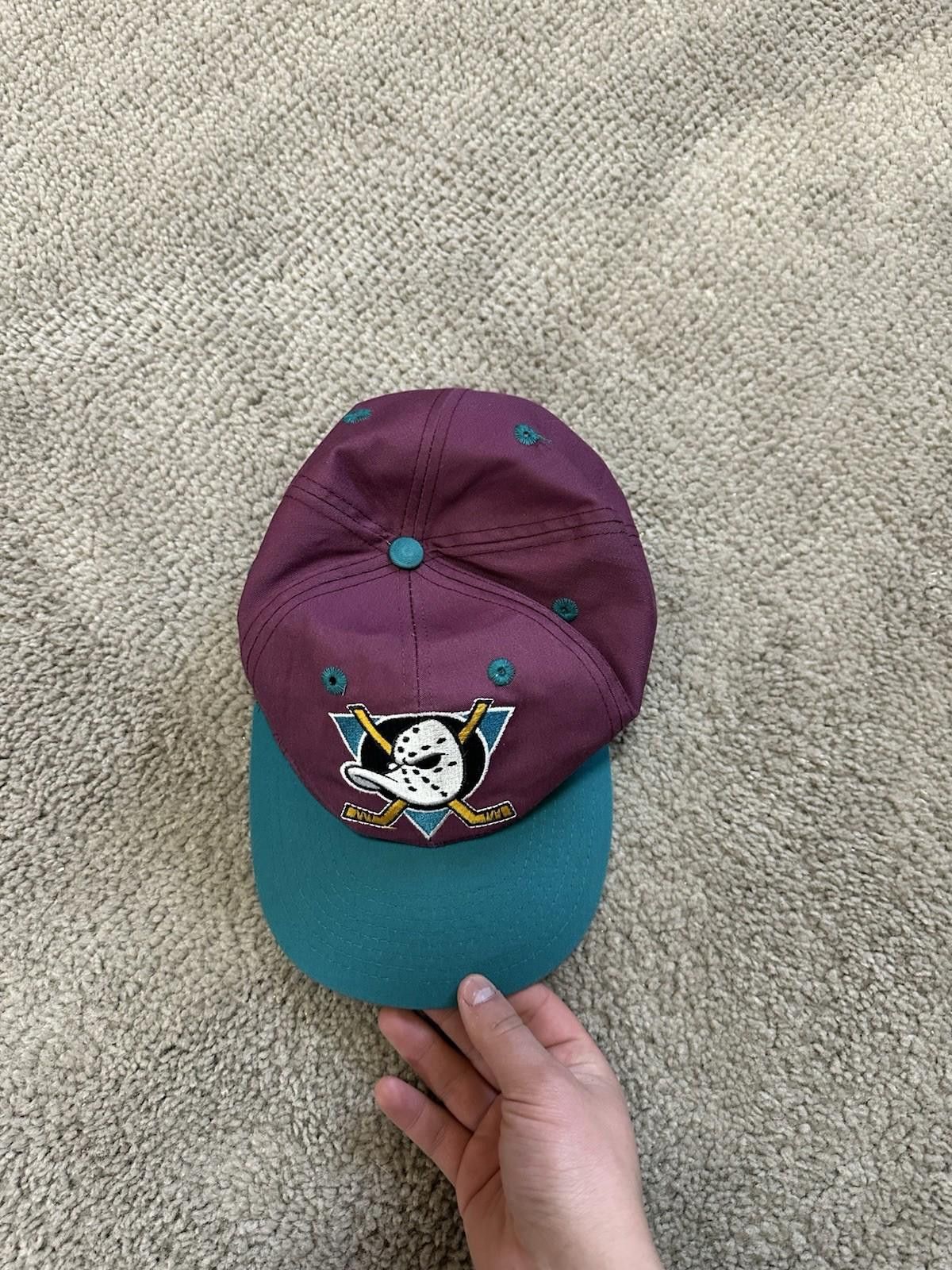 Other Vintage Anaheim Mighty Ducks Logo 7 Snapback Rare Hockey Hat Size ONE SIZE - 4 Thumbnail
