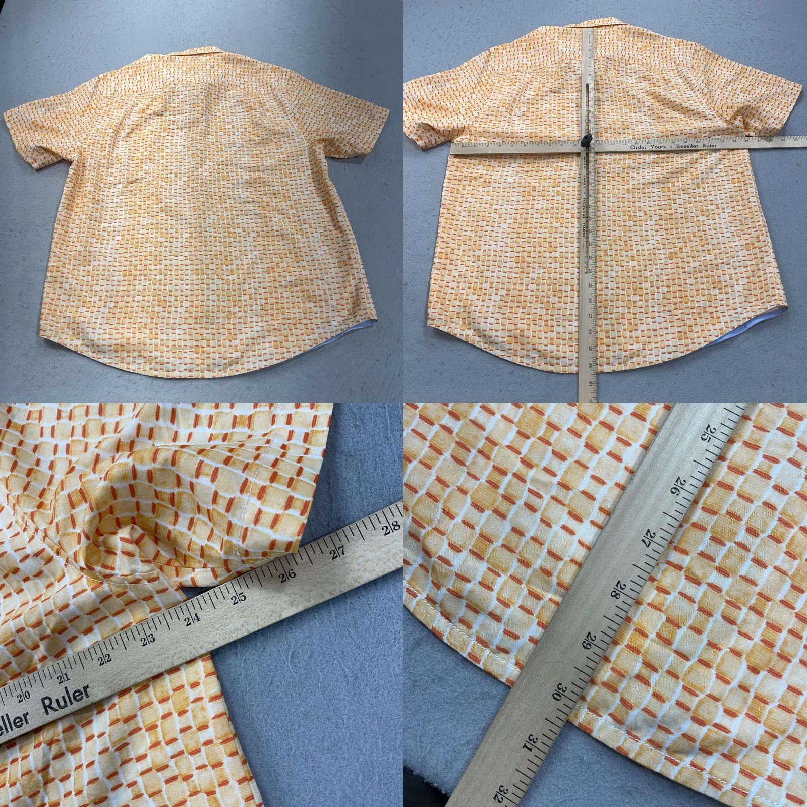 Tommy Bahama Tommy Bahama Shirt Mens L Orange Coconut Point Fade Away Geo IslandZone NWT Size US L / EU 52-54 / 3 - 8 Thumbnail
