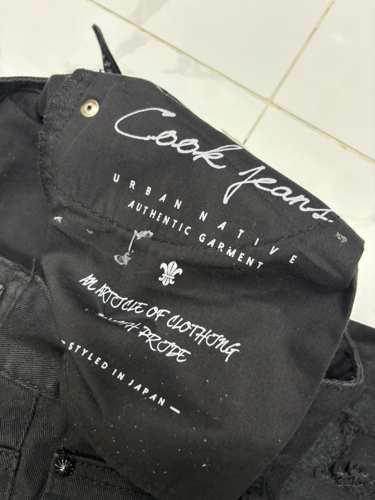 Cook Jeans Cook Jeans 🇯🇵 Distressed Slim Fit Jeans Size US 30 / EU 46 - 10 Thumbnail