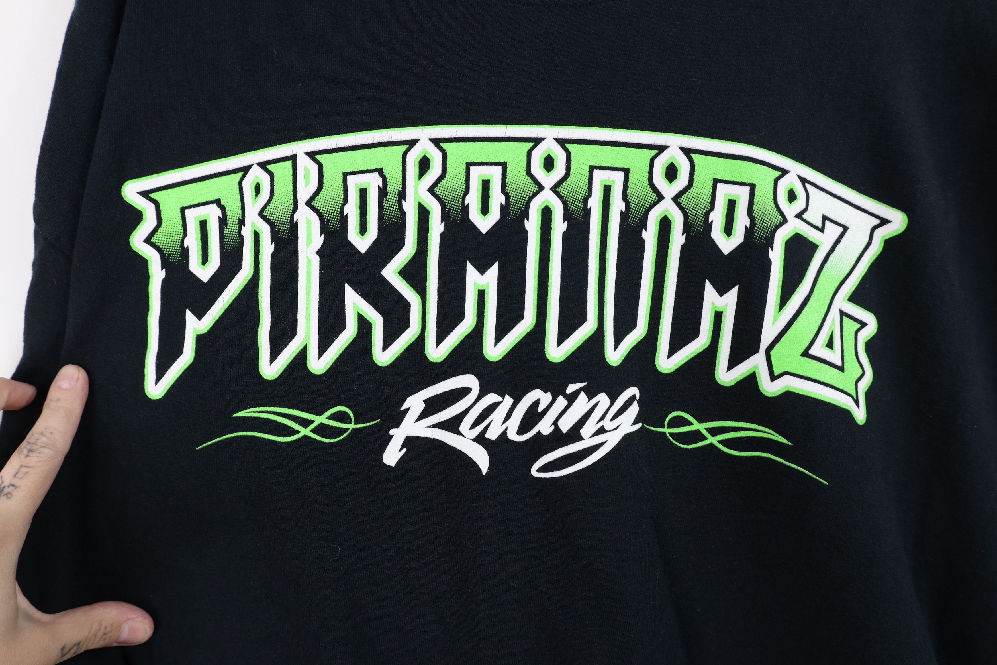 Vintage Y2K Streetwear Full I'm Back Piranaz Racing Fire T-Shirt Size US XXL / EU 58 / 5 - 4 Thumbnail