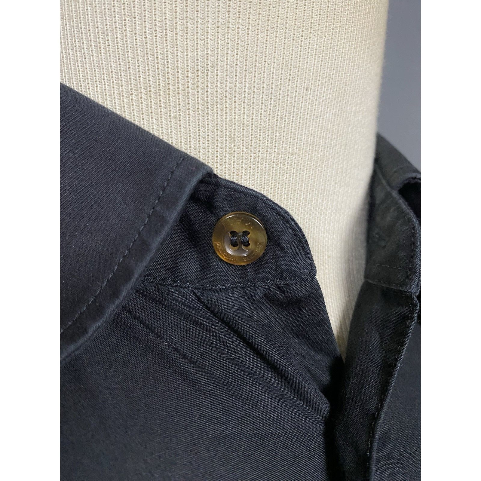Vivienne Westwood Vivienne Westwood Small Logo Men's Black Longsleeve Shirt Si Size US M / EU 48-50 / 2 - 8 Thumbnail