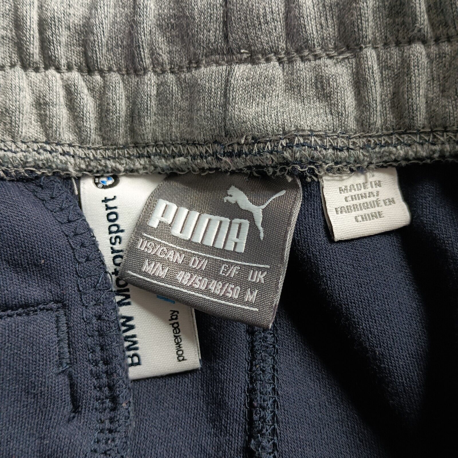 Puma BMW Motorsport Puma Sweatpants Men's Size M Blue Joggers Size US 28 / EU 44 - 4 Thumbnail