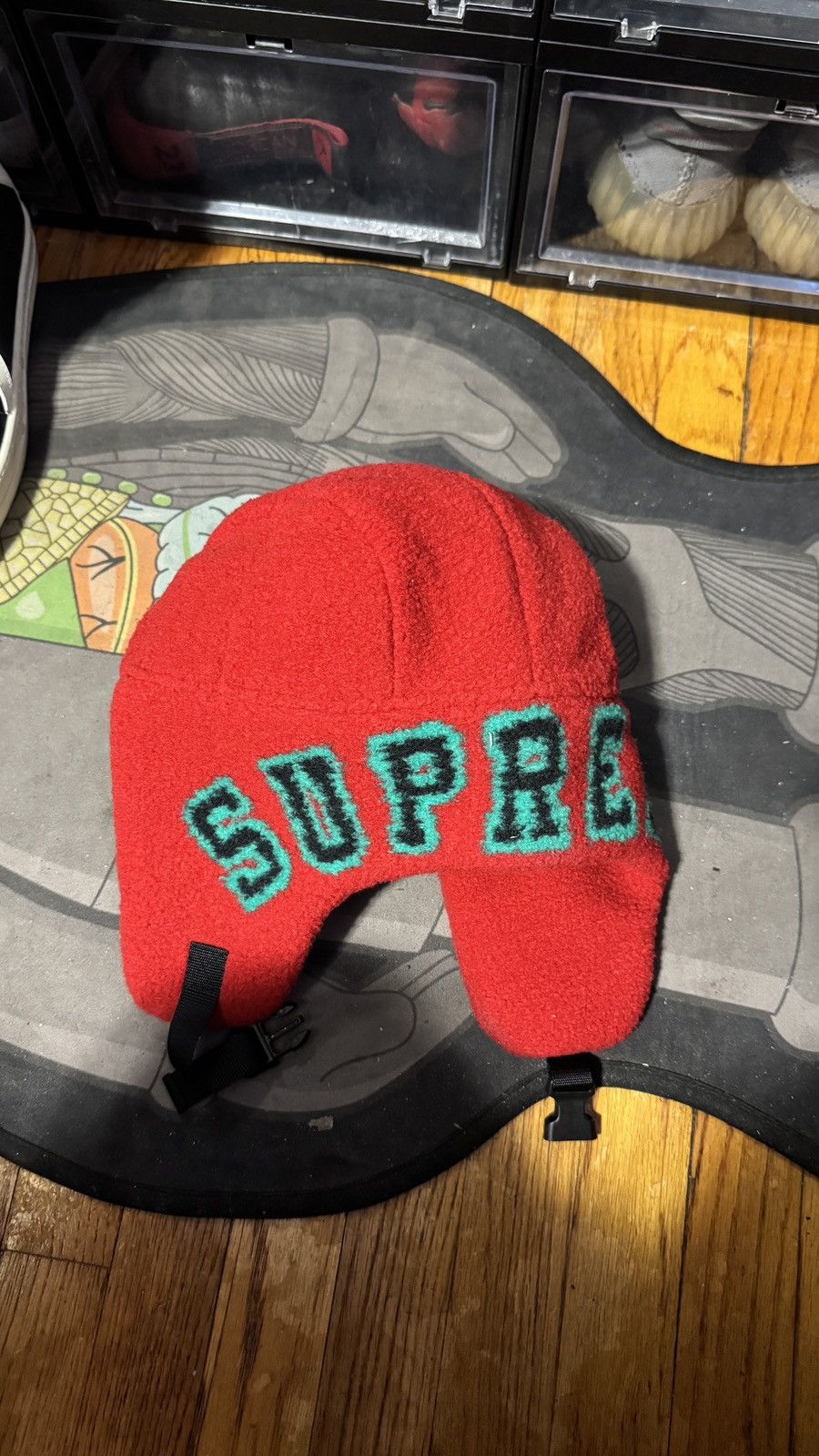 Supreme Supreme Shearling Trooper Winter Hat Size ONE SIZE - 1 Thumbnail