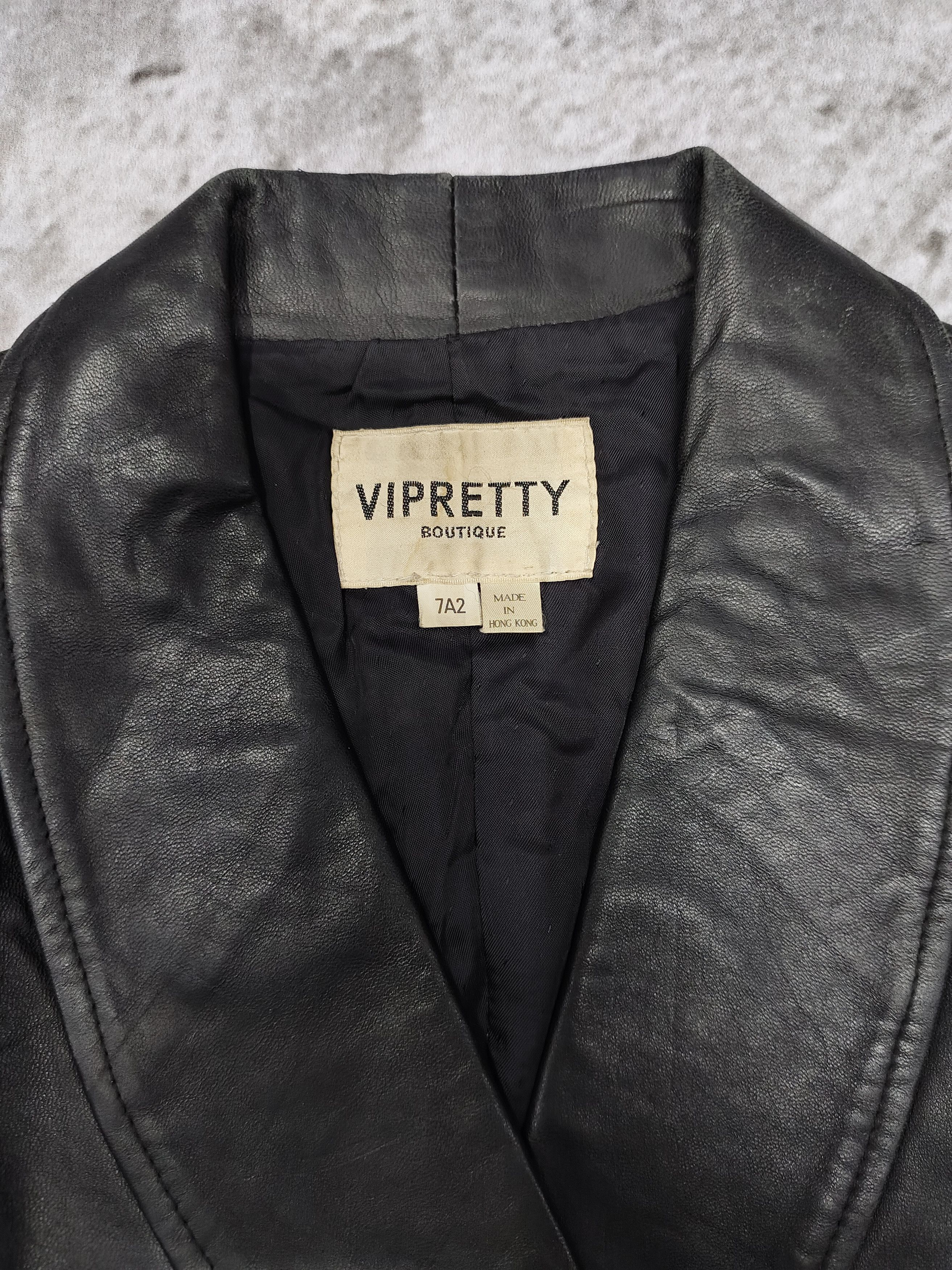 Seditionaries 90s Vipretty Boutique- Minimalist Tailored Sheepskin Leather Size M / US 6-8 / IT 42-44 - 8 Thumbnail