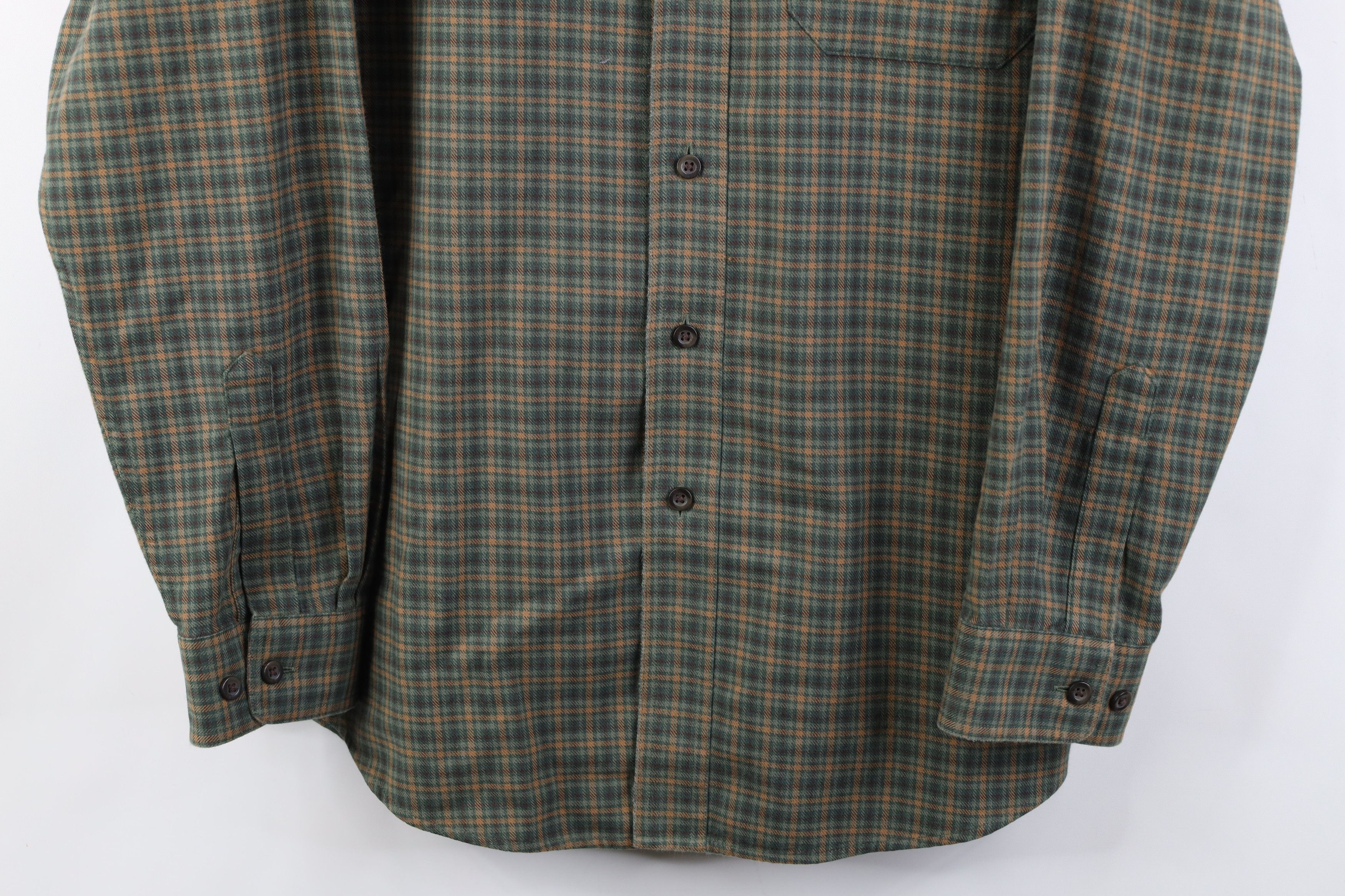 L.L. Bean Vintage LL Bean Flannel Collared Button Down Shirt Plaid Size US M / EU 48-50 / 2 - 3 Thumbnail