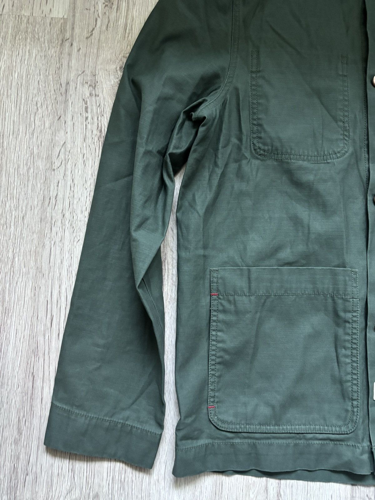 Other Dubbleware Chore Work Jacket Military Green Selvedge Workwea Size US M / EU 48-50 / 2 - 2 Thumbnail
