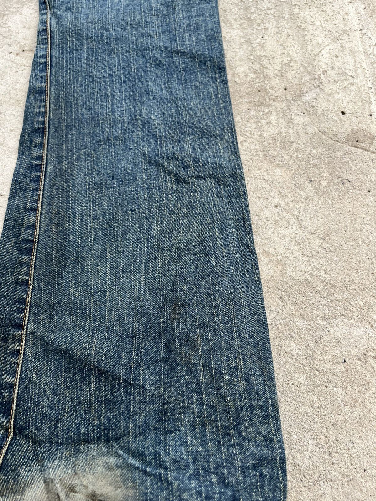 Miss Sixty Flared Miss Sixty Dirty Faded Denim Pants Jeans Y2K Japanese Size 32" / US 10 / IT 46 - 24 Thumbnail