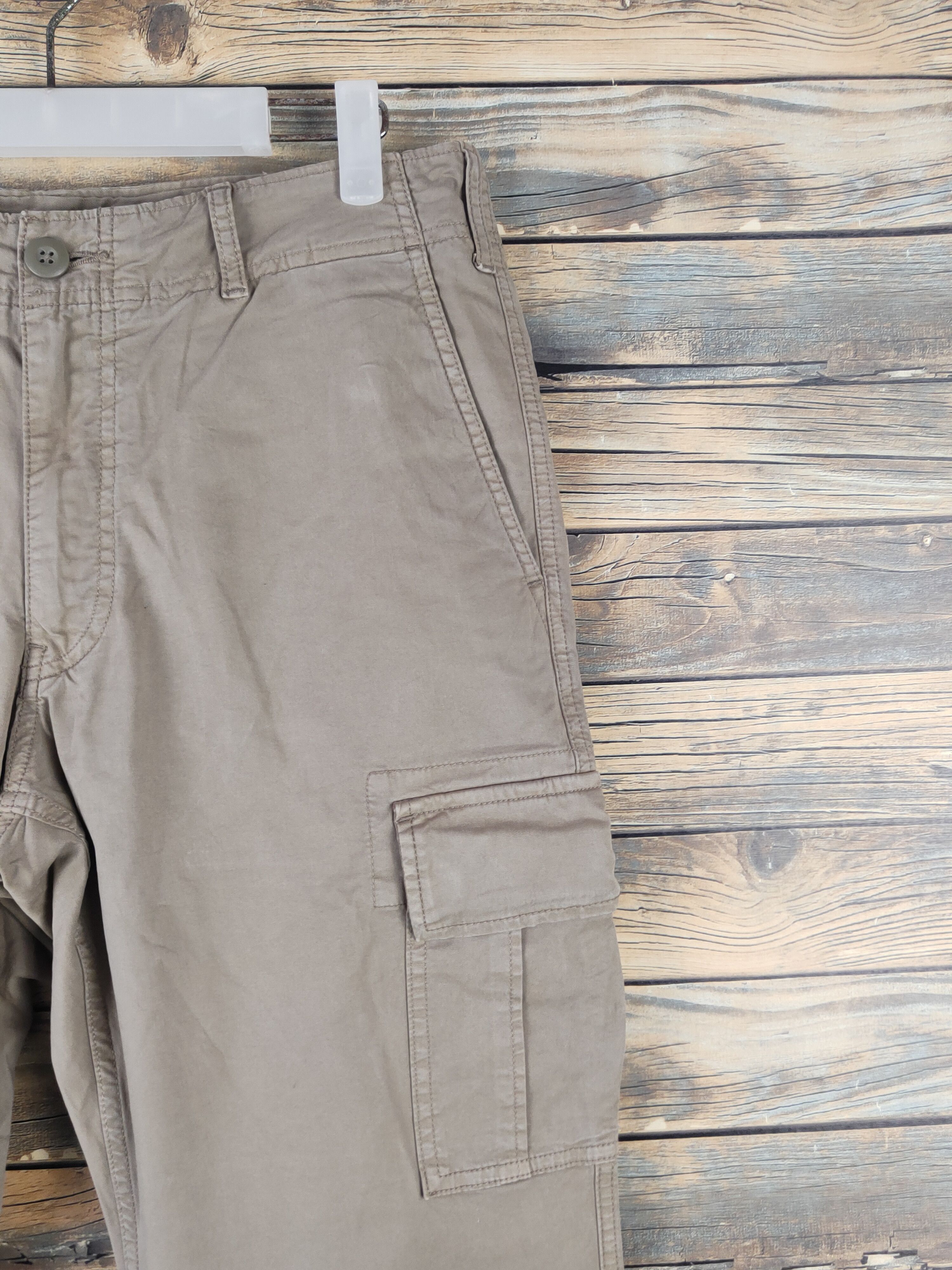 Japanese Brand DL Uniqlo Brown Multipocket Tactical Cargo Pants #1501 Size US 33 - 5 Thumbnail