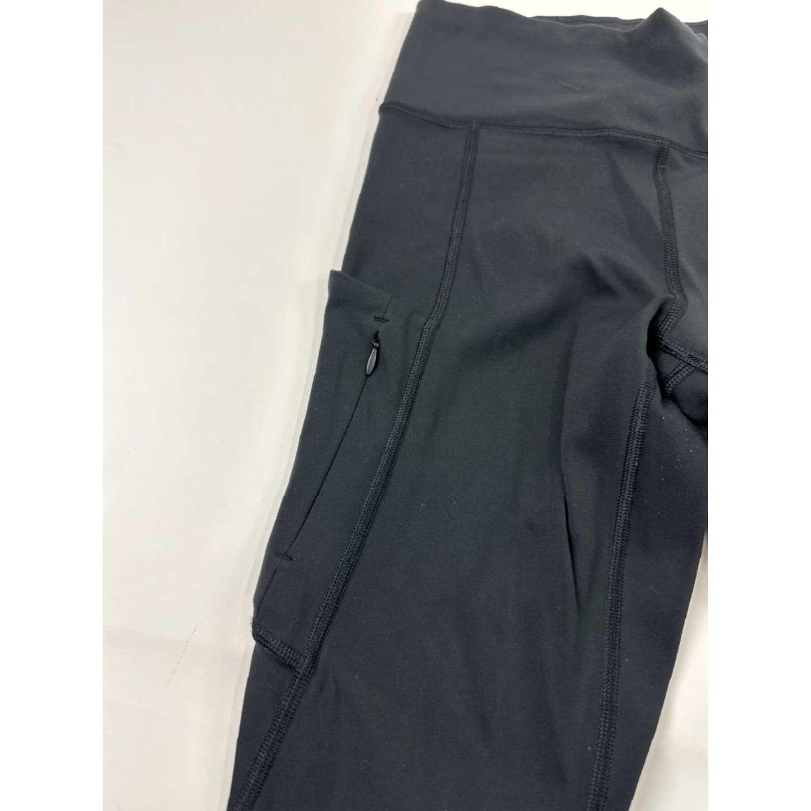 Athleta Athleta Leggings Womens Small Black Pockets Stretch High Waisted Skinny Pull On Size 28" / US 6 / IT 42 - 4 Thumbnail