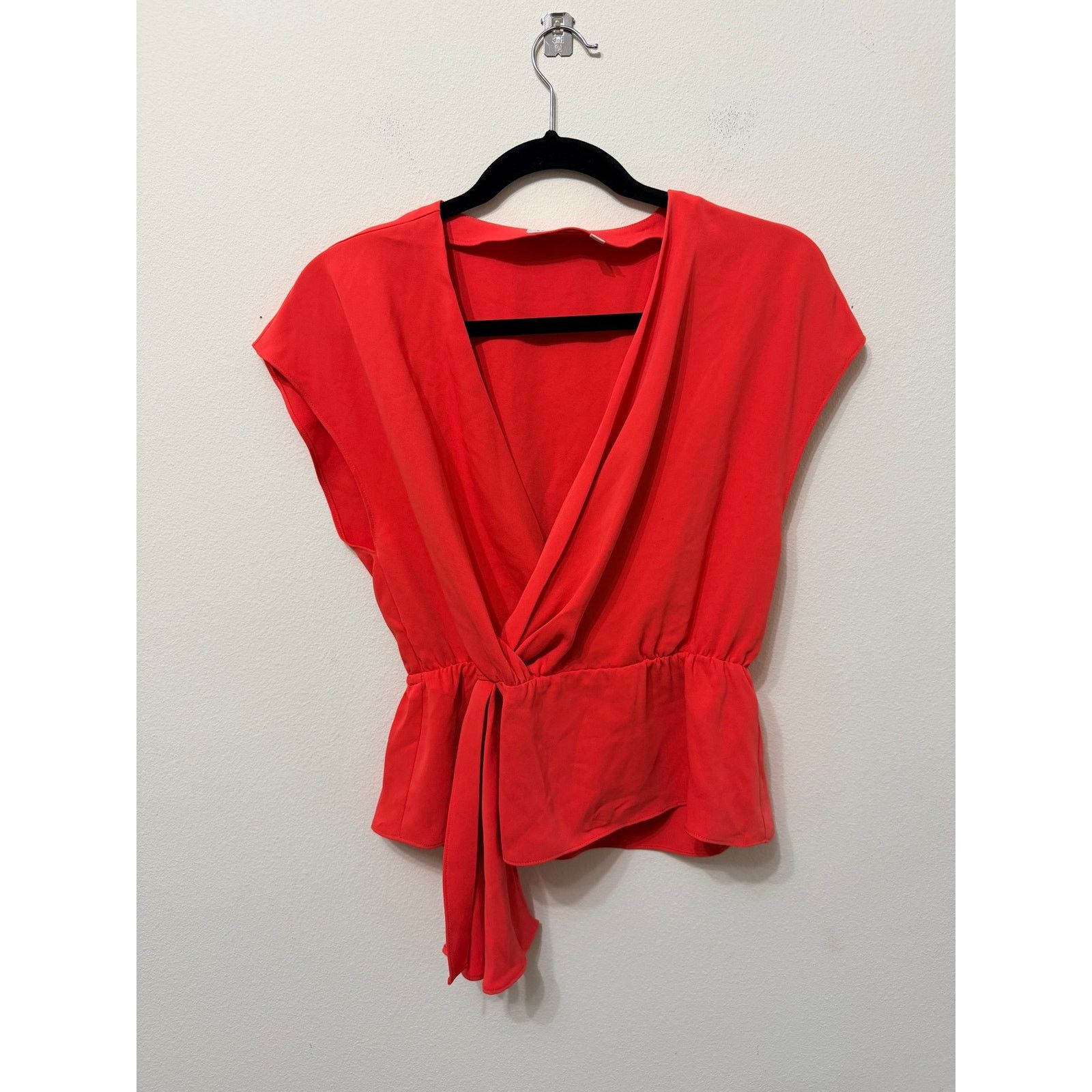 Aritzia NWOT Aritzia Babaton Cherry Red Chronical Blouse Sz S Size S / US 4 / IT 40 - 1 Thumbnail