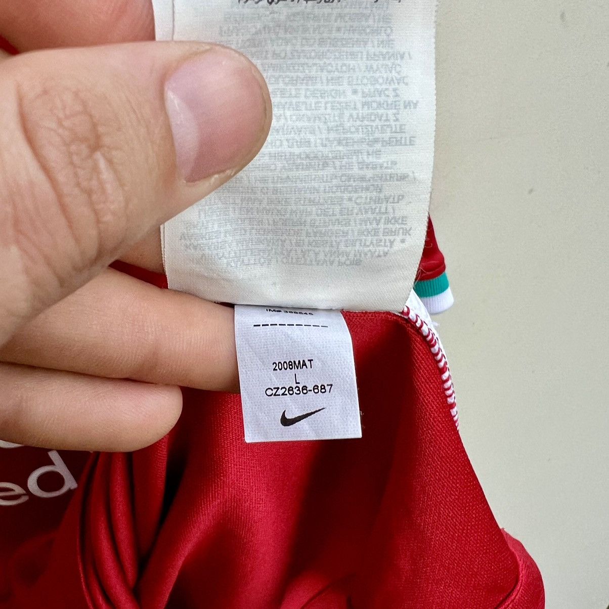 Nike Nike Liverpool T-Shirt FC Red Home Jersey Size US L / EU 52-54 / 3 - 5 Thumbnail