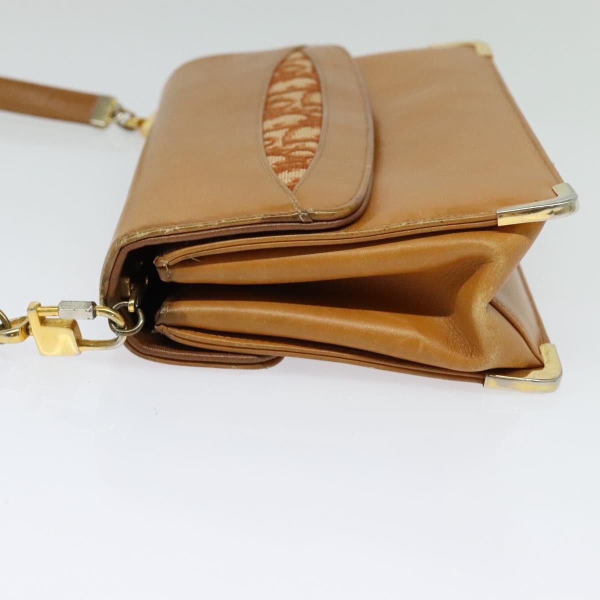 Dior DIOR Shoulder Bag Leather Beige Gold Size ONE SIZE - 4 Thumbnail