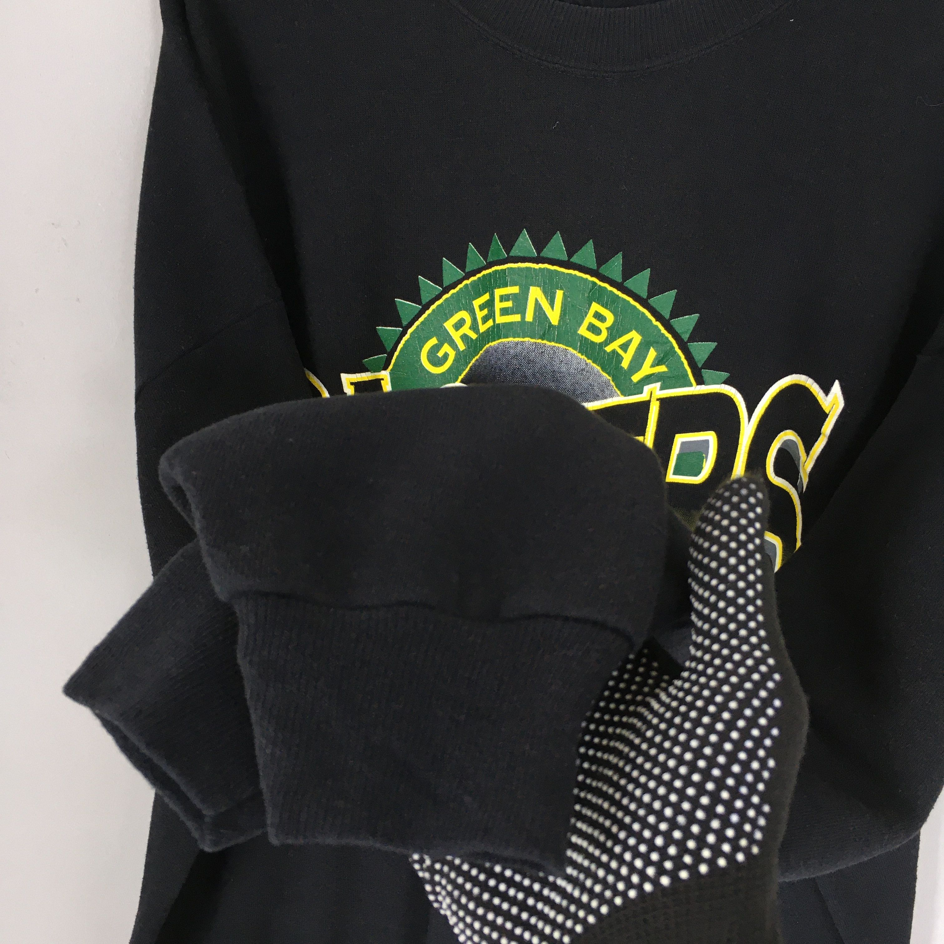 NFL × Vintage Vintage 90s Green Bay Packers NFL Sweatshirt Size US XXL / EU 58 / 5 - 5 Thumbnail