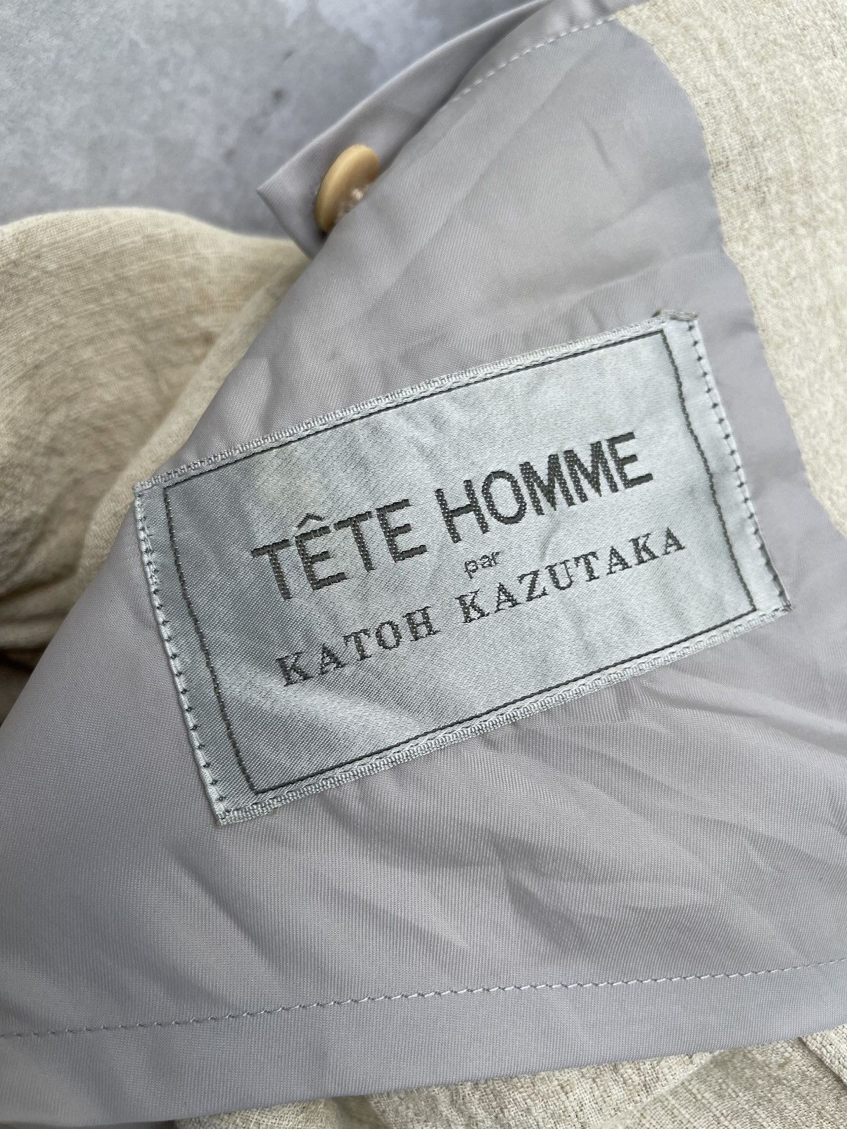 Issey Miyake × Tete Homme × Vintage 🔥Vintage Tete Homme by Katoh Kazutaka Double Breasted Blazer Size US S / EU 44-46 / 1 - 13 Thumbnail