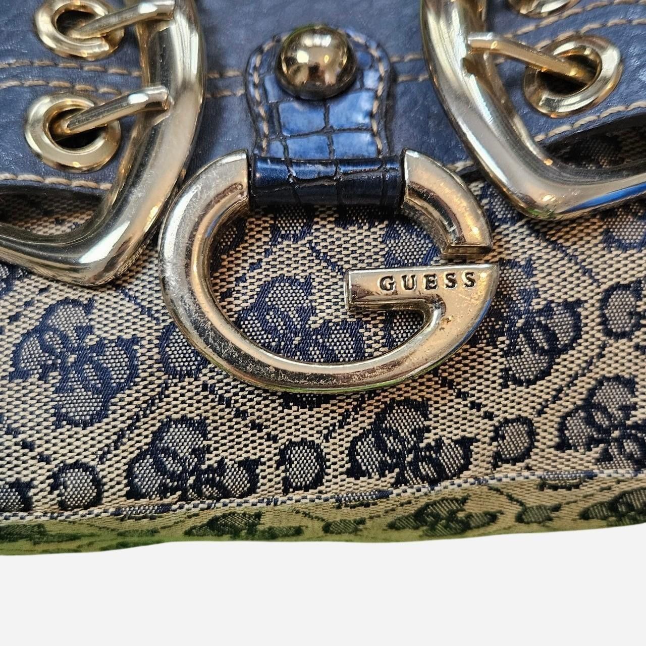Guess vintage guess croc embossed leather bag Size ONE SIZE - 5 Thumbnail