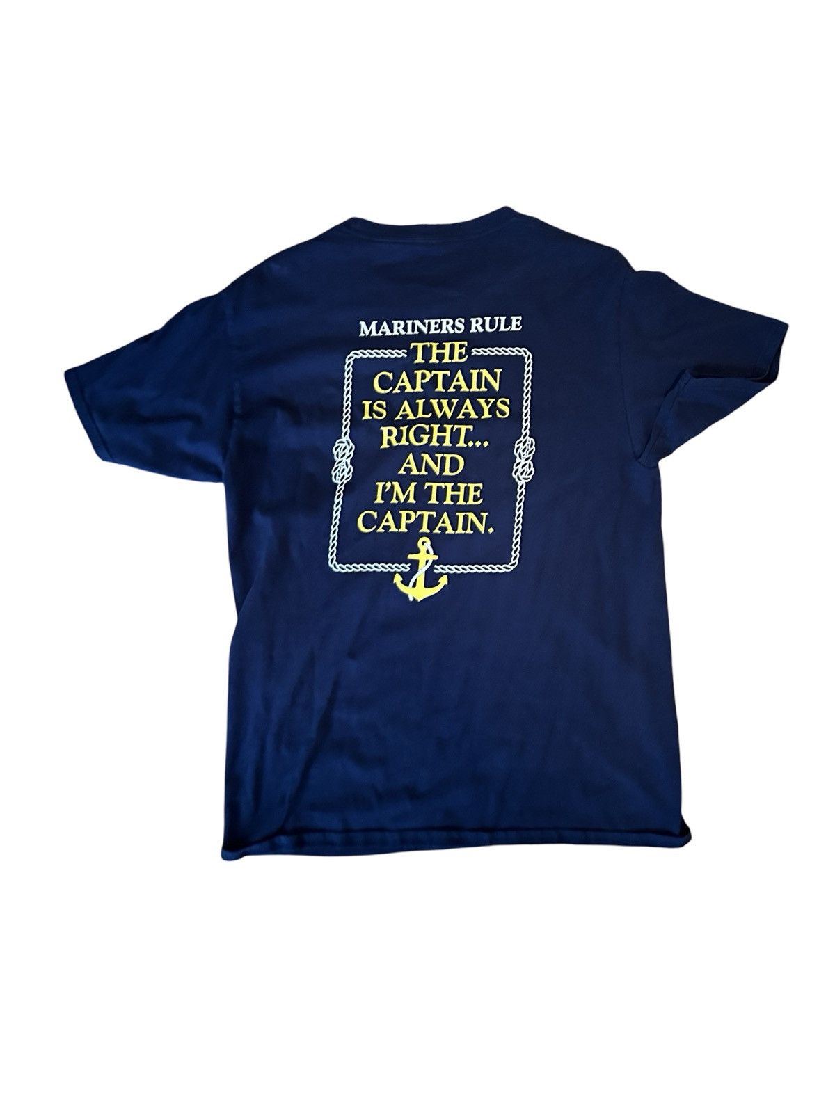 Vintage VINTAGE MARINERS BOATING FISHING TEE Size US M / EU 48-50 / 2 - 1 Thumbnail