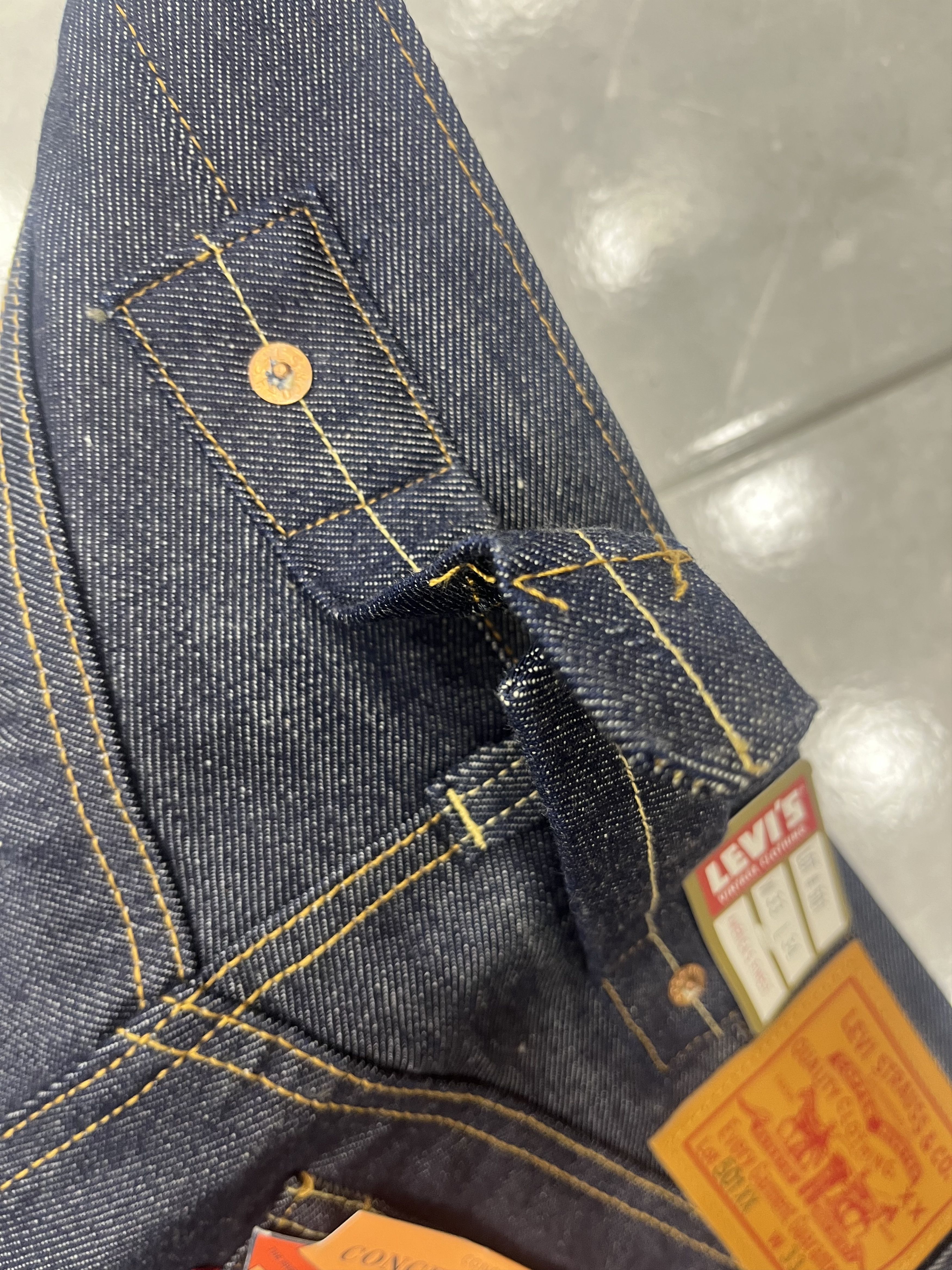 Levi's Vintage Clothing Levis 1937 vintage clothing jean Size US 33 - 5 Thumbnail