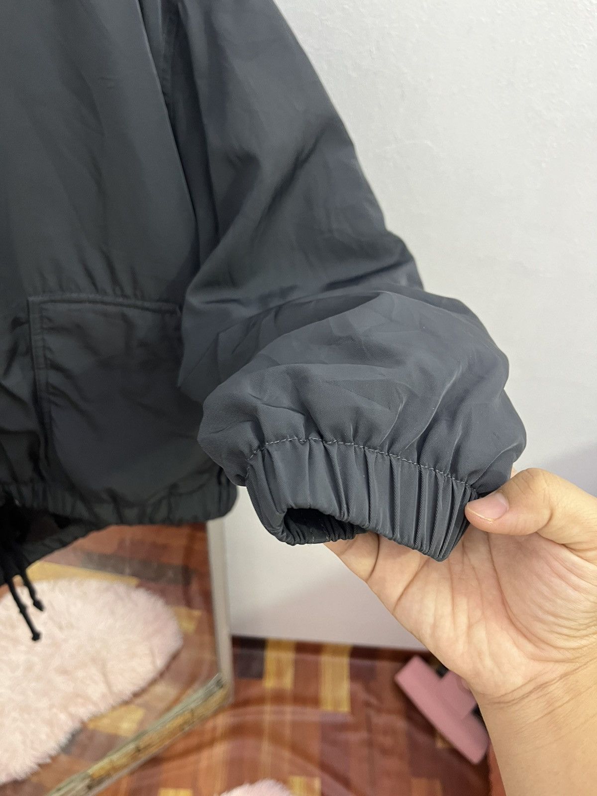 Japanese Brand Double Name Hooded Snap Jacket Boxy Black Size US L / EU 52-54 / 3 - 3 Thumbnail
