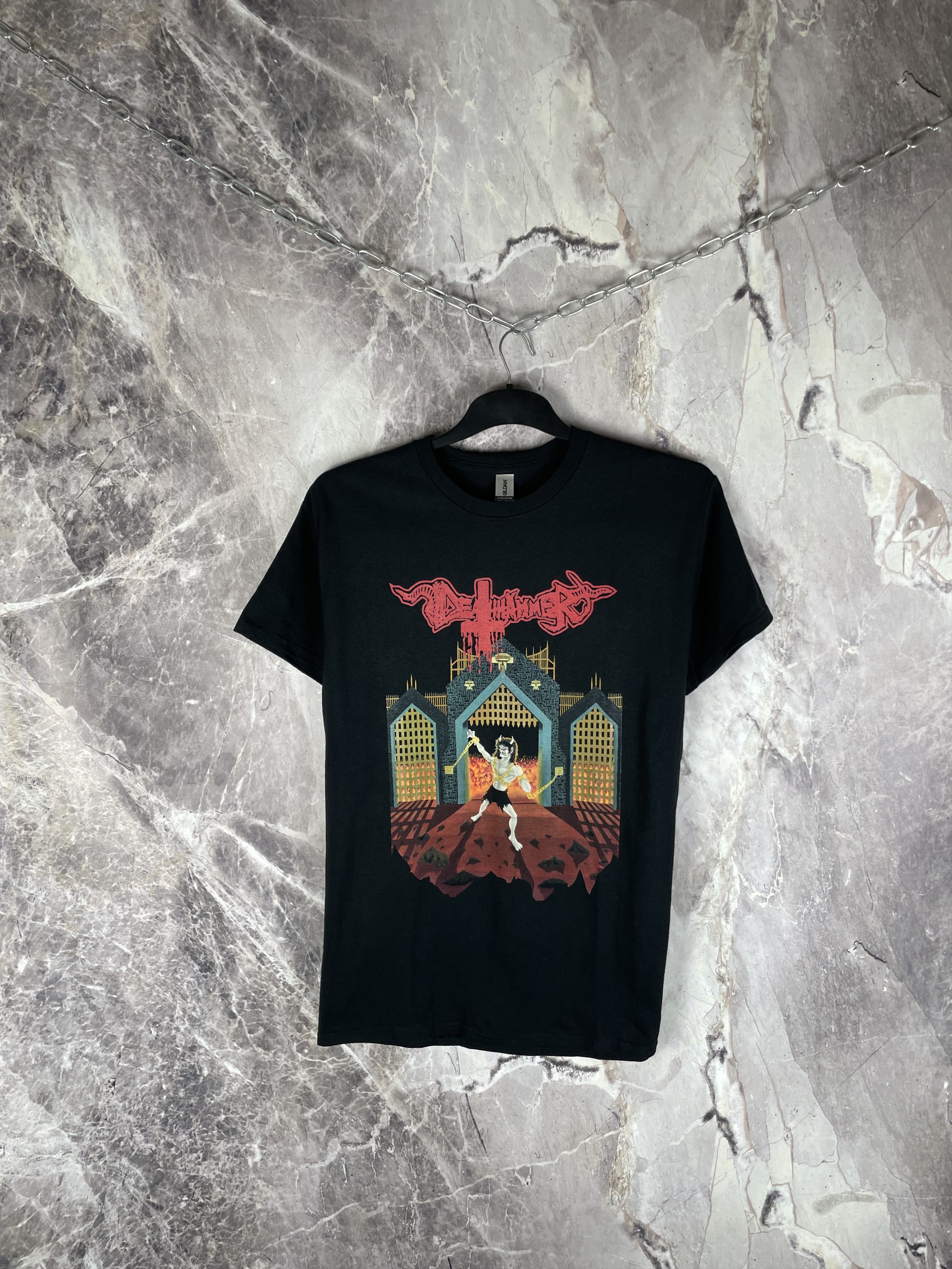 Band Tees Vintage Death Hammer T-Shirt Black Metal Size US M / EU 48-50 / 2 - 2 Thumbnail