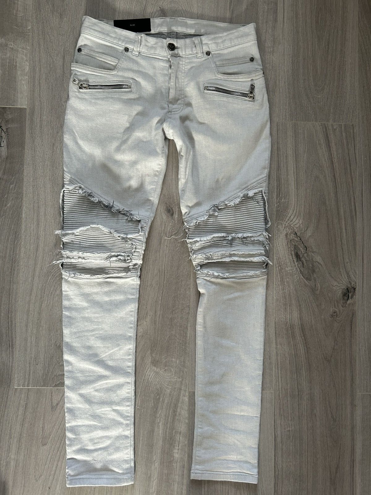 Balmain Balmain Biker Jeans Size US 30 / EU 46 - 1 Thumbnail