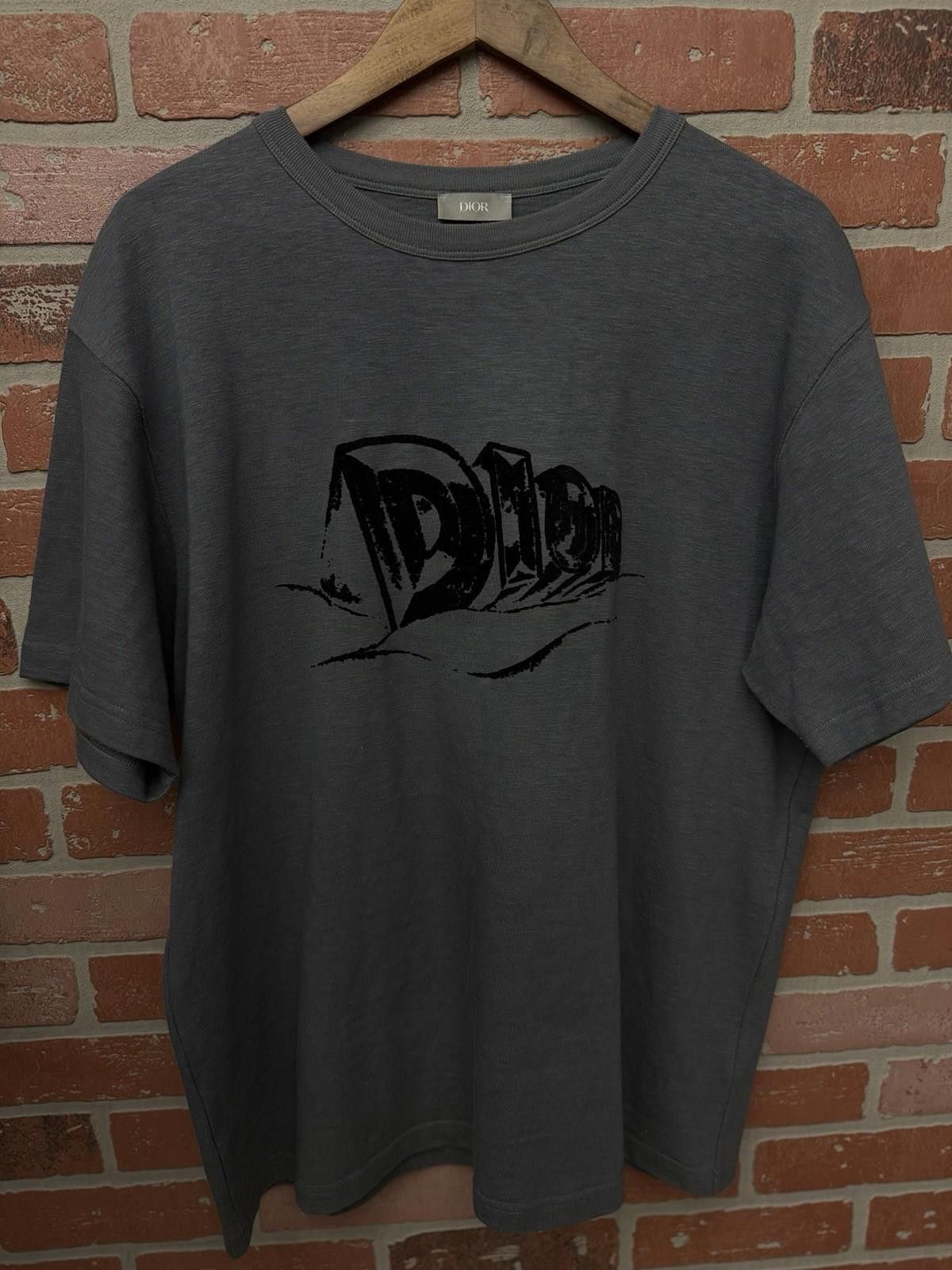 Dior Dior Grey Tee Shirt Men’s Size (XL) $950 Retail Authentic Size US XL / EU 56 / 4 - 1 Thumbnail
