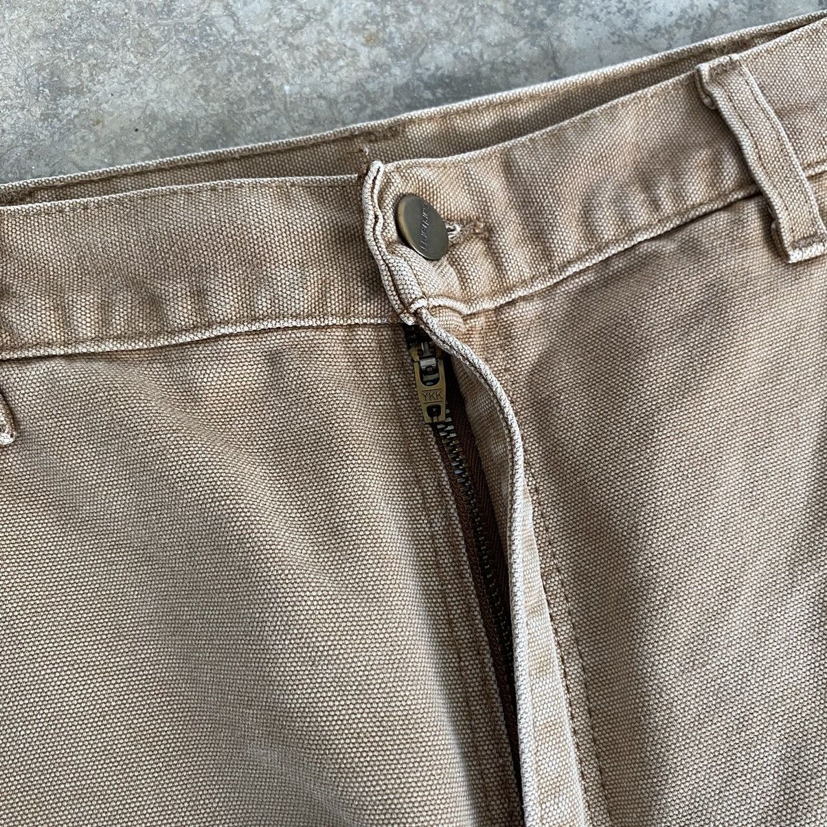 Carhartt Vintage Carhartt Faded Tan Repaired Carpenter Work Pants Size US 32 / EU 48 - 13 Thumbnail