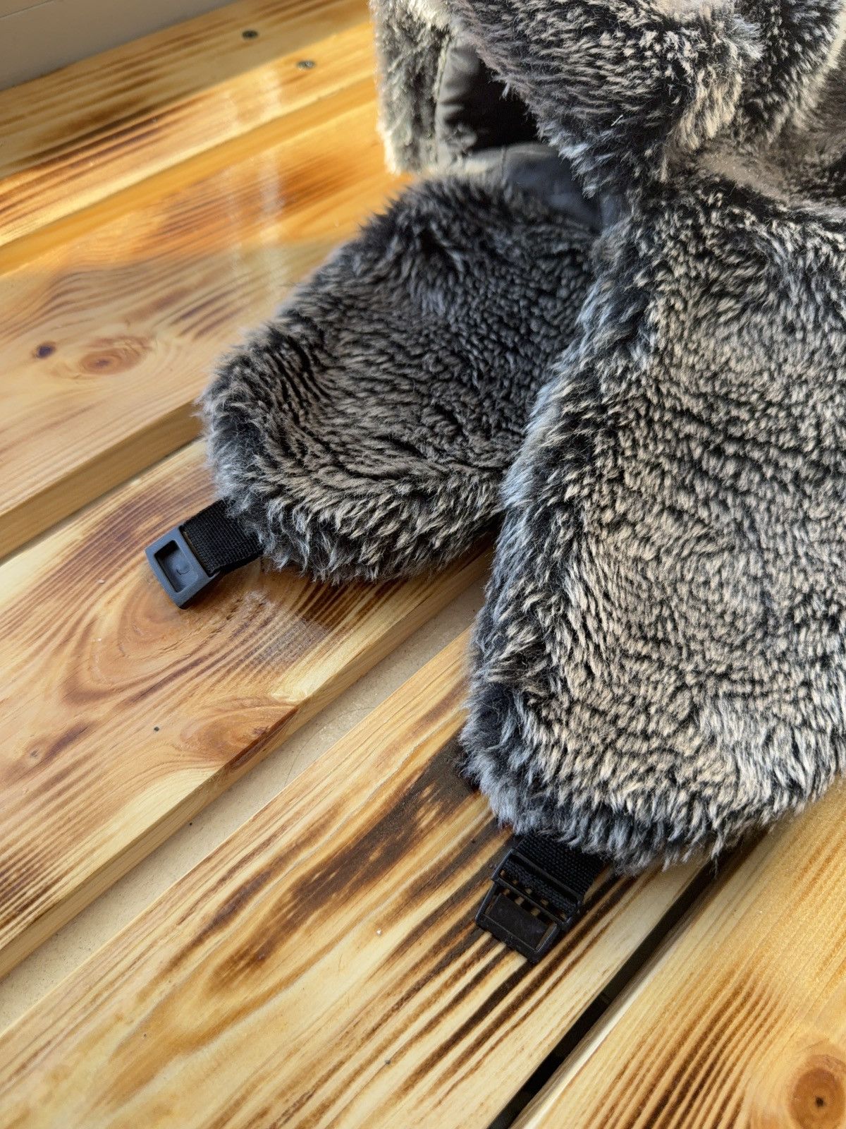 Le Grande Bleu (L.G.B.) Vintage Y2K Fuzzy Fur Ushanka Hat if six was nine LGB Style Size ONE SIZE - 2 Thumbnail