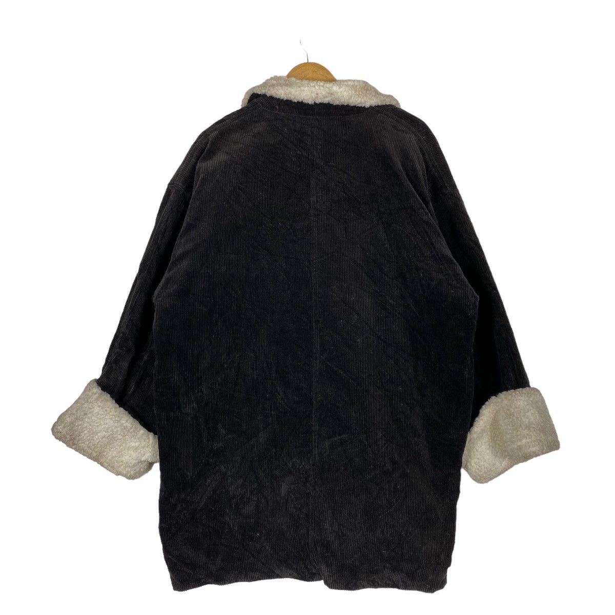 Japanese Brand Elafree Sherpa Winter Button Coat Jacket Size US L / EU 52-54 / 3 - 11 Thumbnail