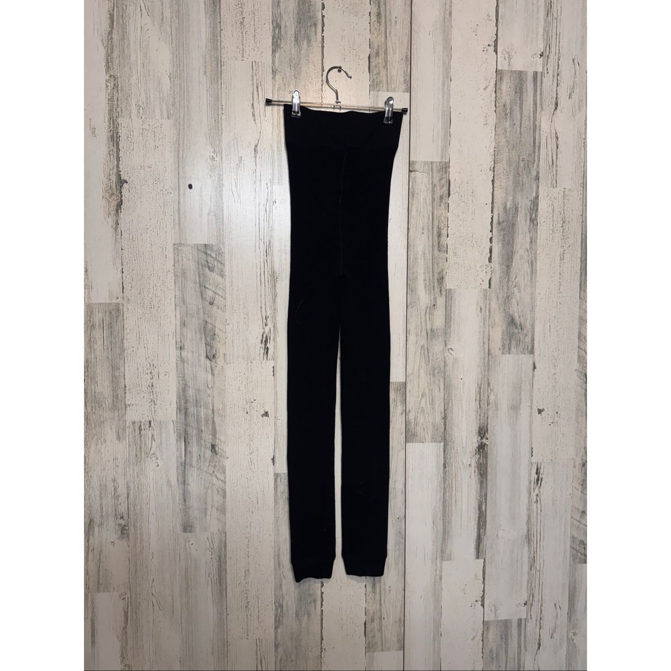 Other Women’s Black Fleece Lined Leggings Size L-XL Cozy Thermal S Size 30" / US 8 / IT 44 - 1 Thumbnail