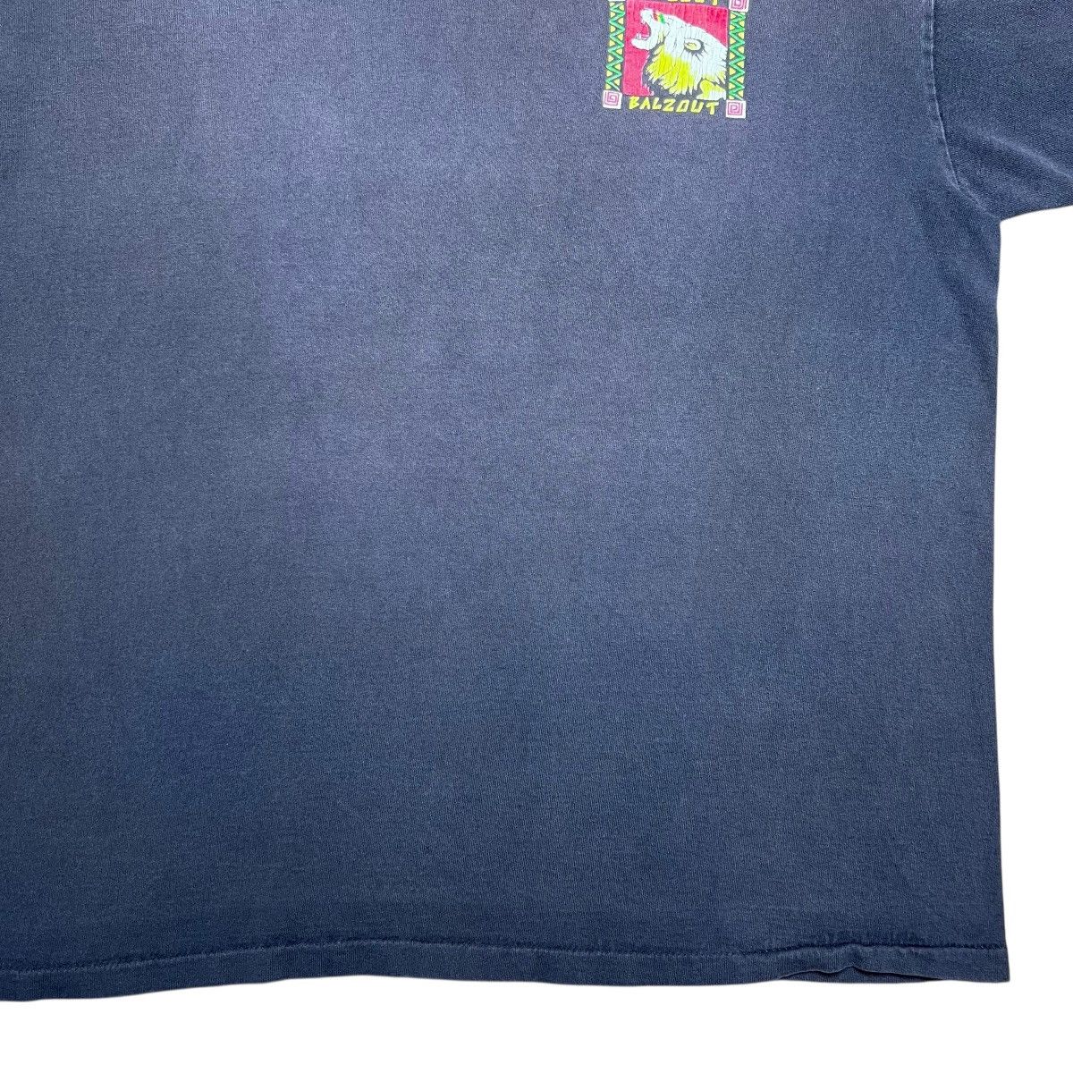 Vintage Vintage 1991 Rasta Reggae Lion Balzout Double Sided T-Shirt Size US XL / EU 56 / 4 - 15 Thumbnail