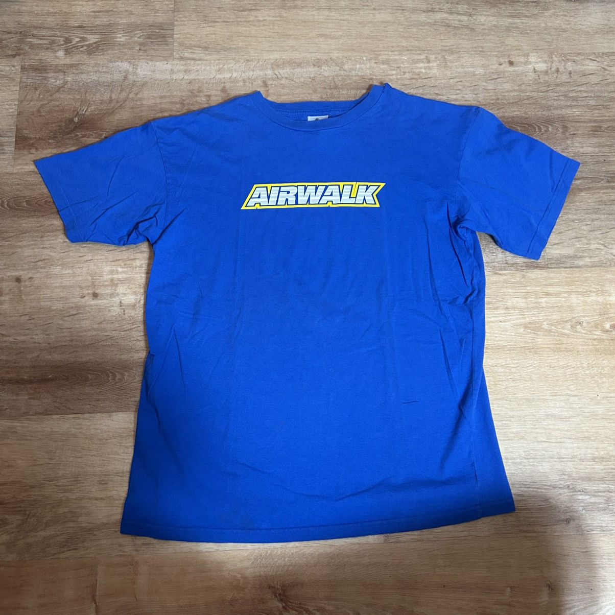 Airwalk Vintage 1990s Airwalk Graphic Skate Tee XL Size US XL / EU 56 / 4 - 1 Thumbnail
