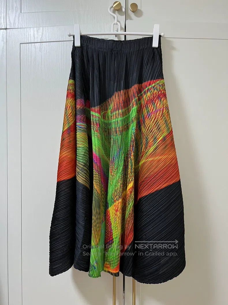 Issey Miyake Issey Miyake size:3 Trumpet Skirt Size 22" - 5 Thumbnail