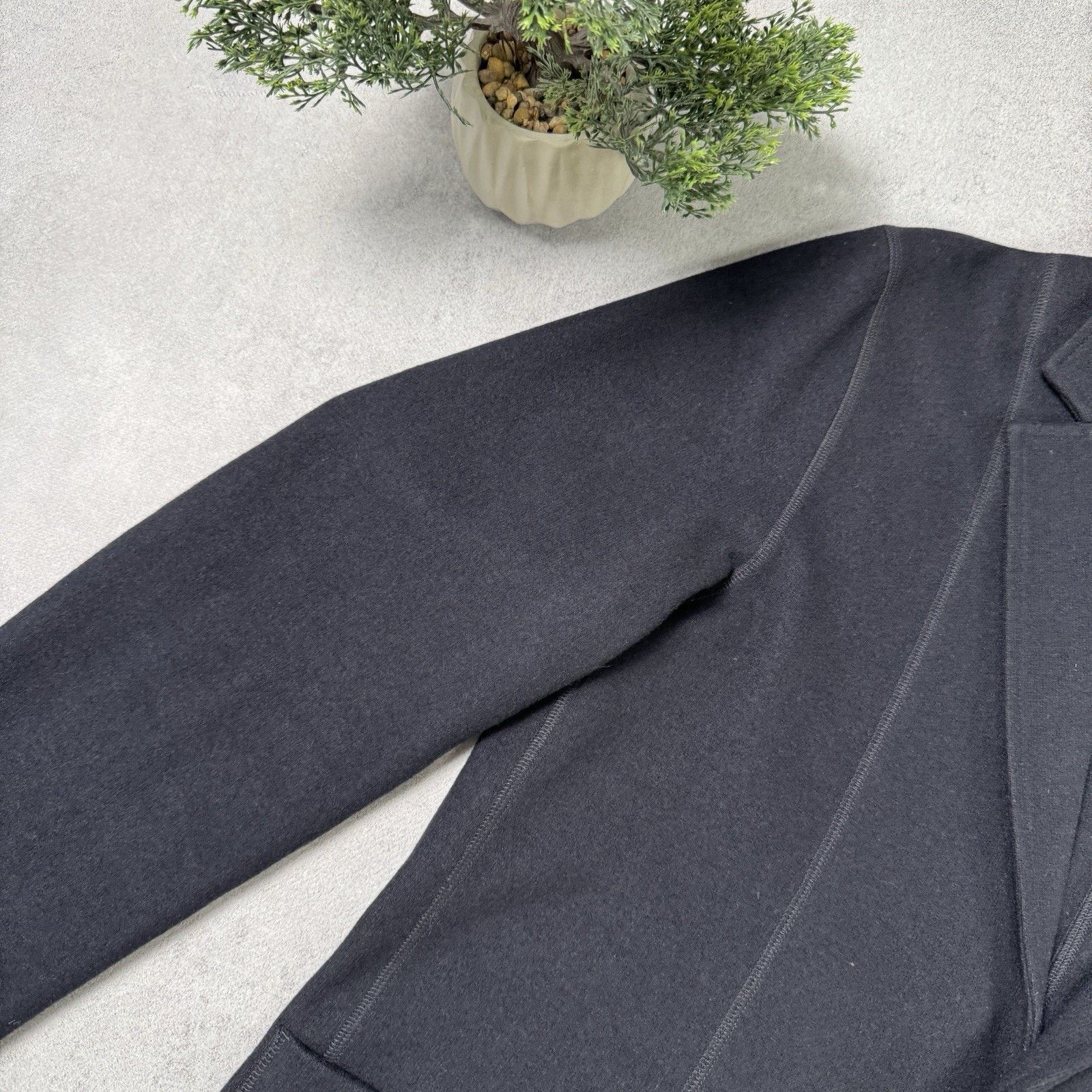 Mr P. Mr P. - Virgin Wool-Blend Jersey Blazer - Blue Size Size 38 Size US M / EU 48-50 / 2 - 6 Thumbnail