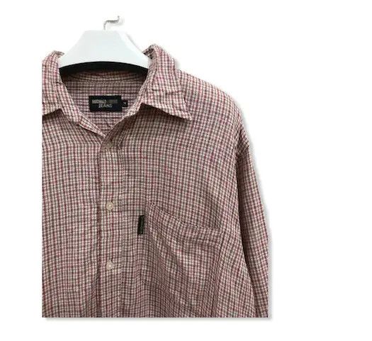 Japanese Brand × Michiko Koshino × Michiko Koshino London Michiko London Jeans Flannel Shirt 👕 Size US M / EU 48-50 / 2 - 2 Thumbnail