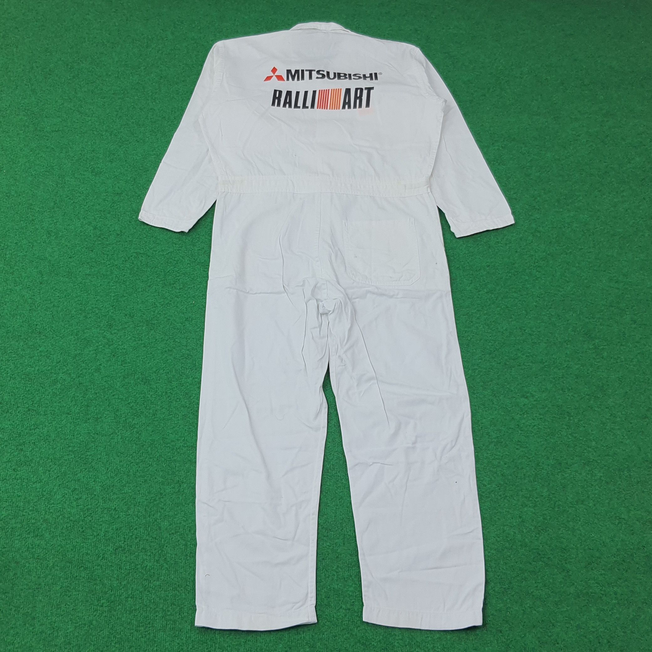 Japanese Brand Vintage Mitsubishi Japan Motorsports Button Coverall C227N13 Size US M / EU 48-50 / 2 - 2 Thumbnail