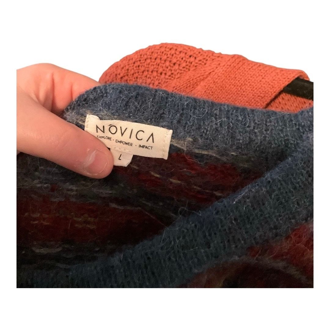 Other Novica Sweater Large 100% Alpaca Size L / US 10 / IT 46 - 6 Thumbnail