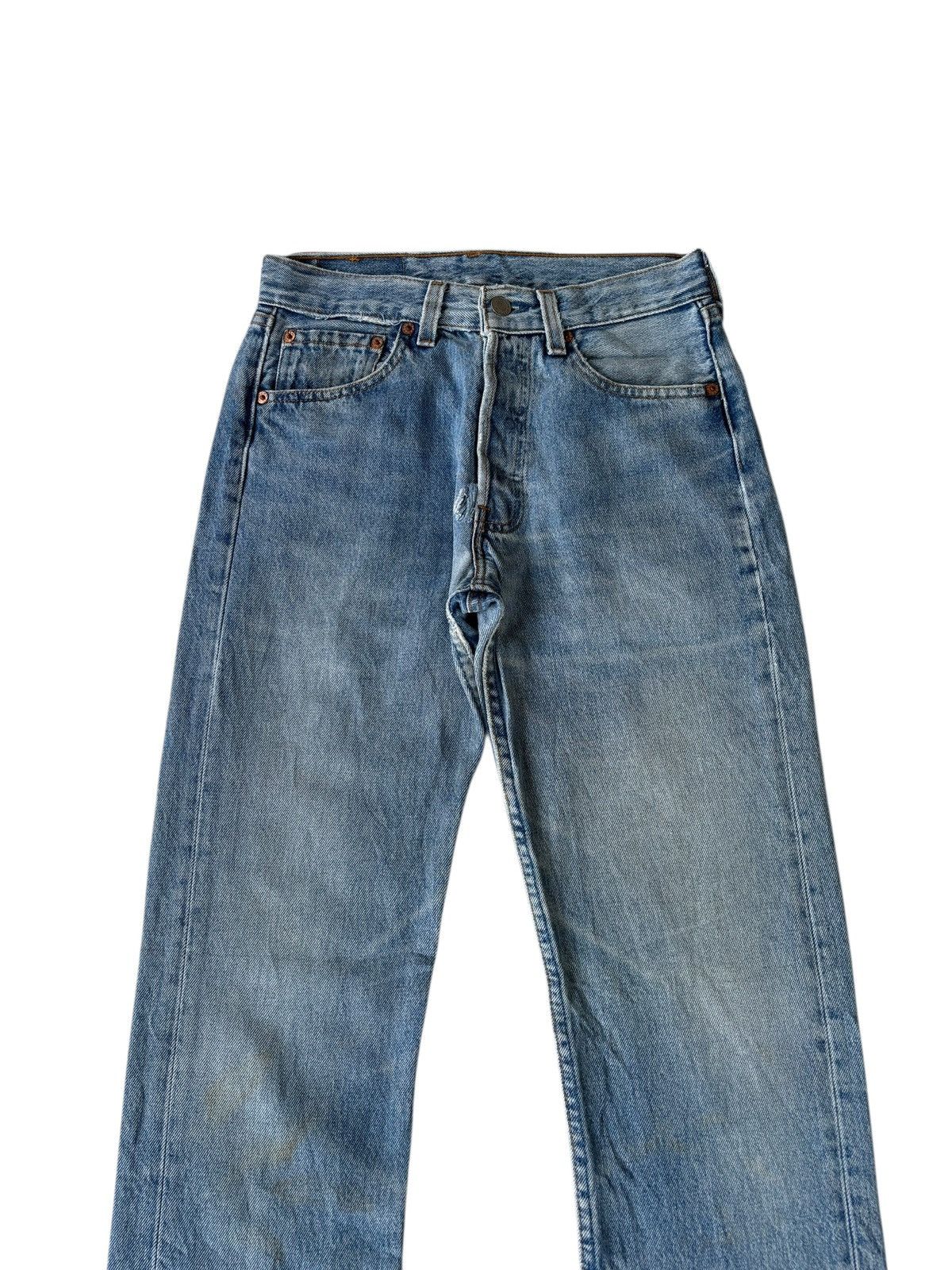 Levi's 💥VINTAGE LEVIS 501 USA #552 DISTRESSED DENIM JEANS Size US 28 / EU 44 - 5 Thumbnail