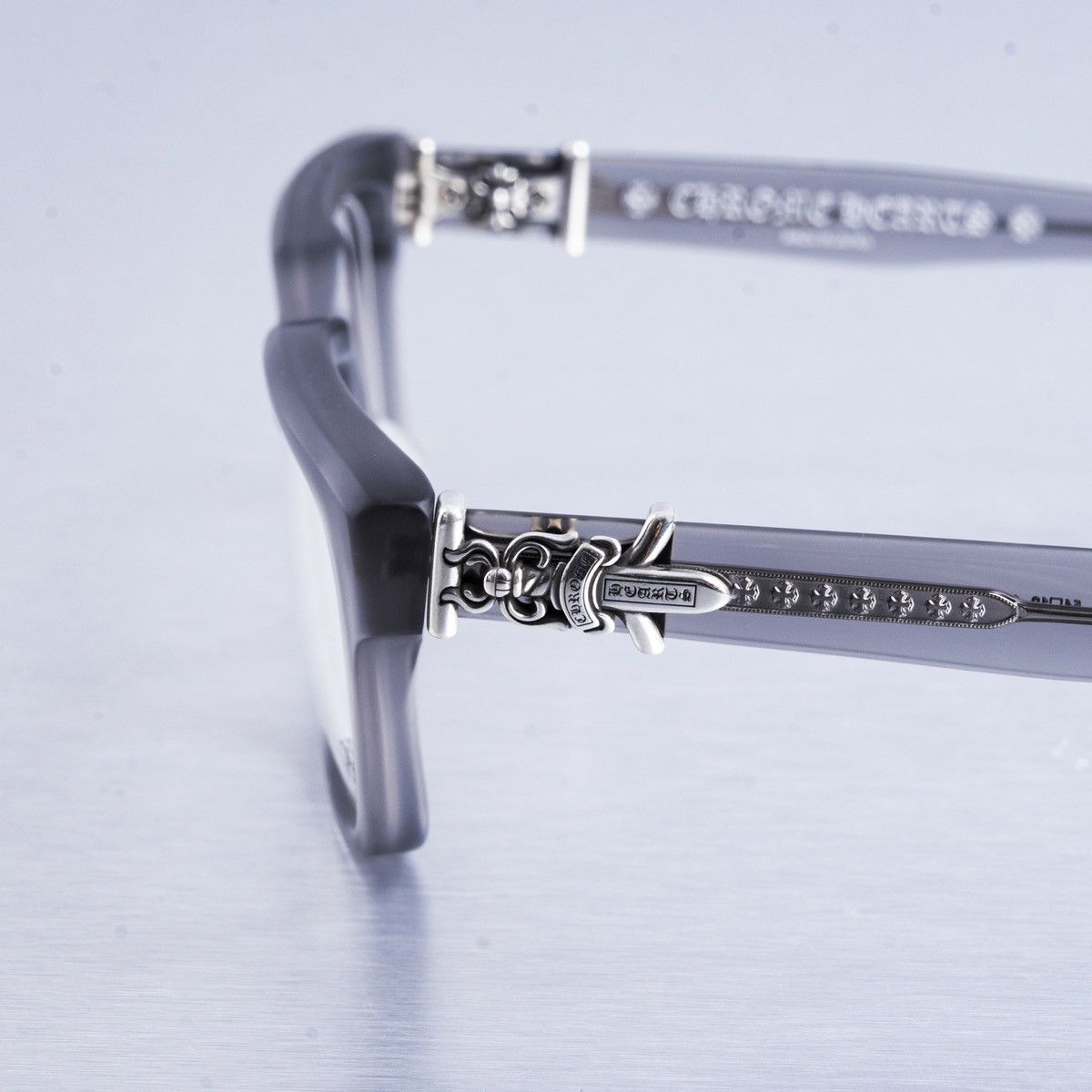 Chrome Hearts CHROME HEARTS VAGILLIONAIRE II MATTE GRAPHITE GLASSES Size ONE SIZE - 3 Thumbnail