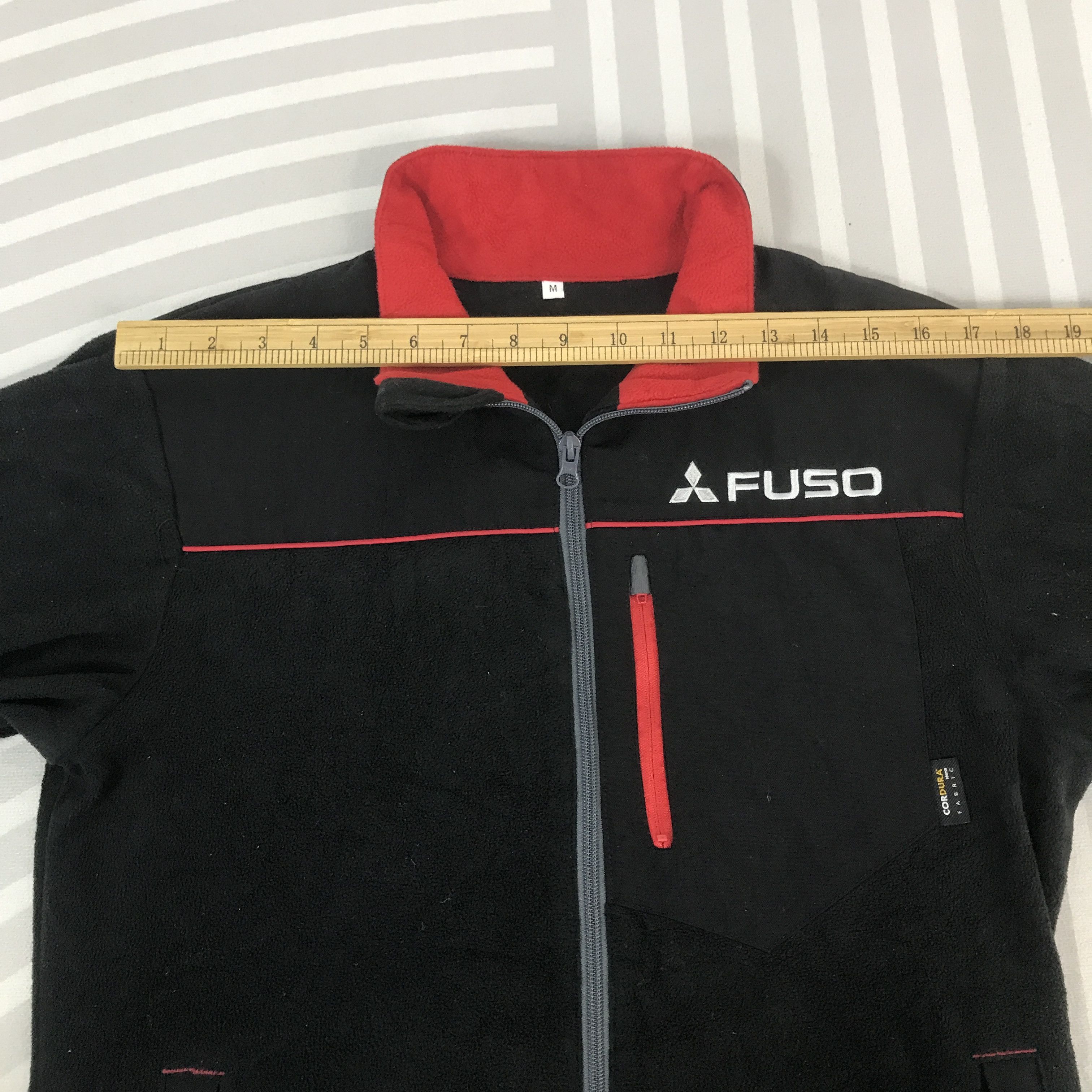 Japanese Brand Vintage Fuso Racing track Fleece Jacket K50B24 Size US M / EU 48-50 / 2 - 6 Thumbnail