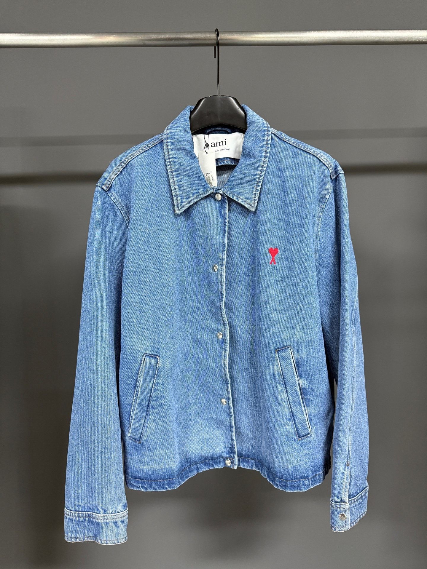 Celine Celine Denim Gray Light Jacket XXL Men Size US XXL / EU 58 / 5 - 1 Thumbnail